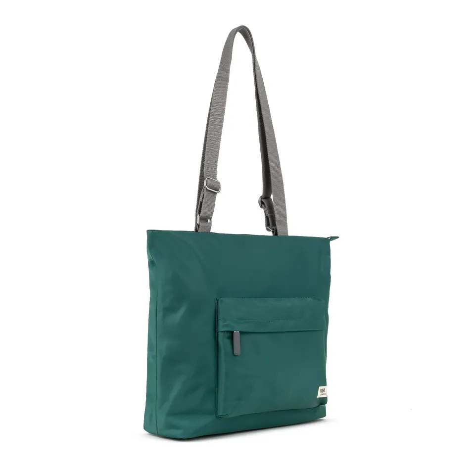 Roka London Trafalgar totebag Teal Medium 19,5 liter