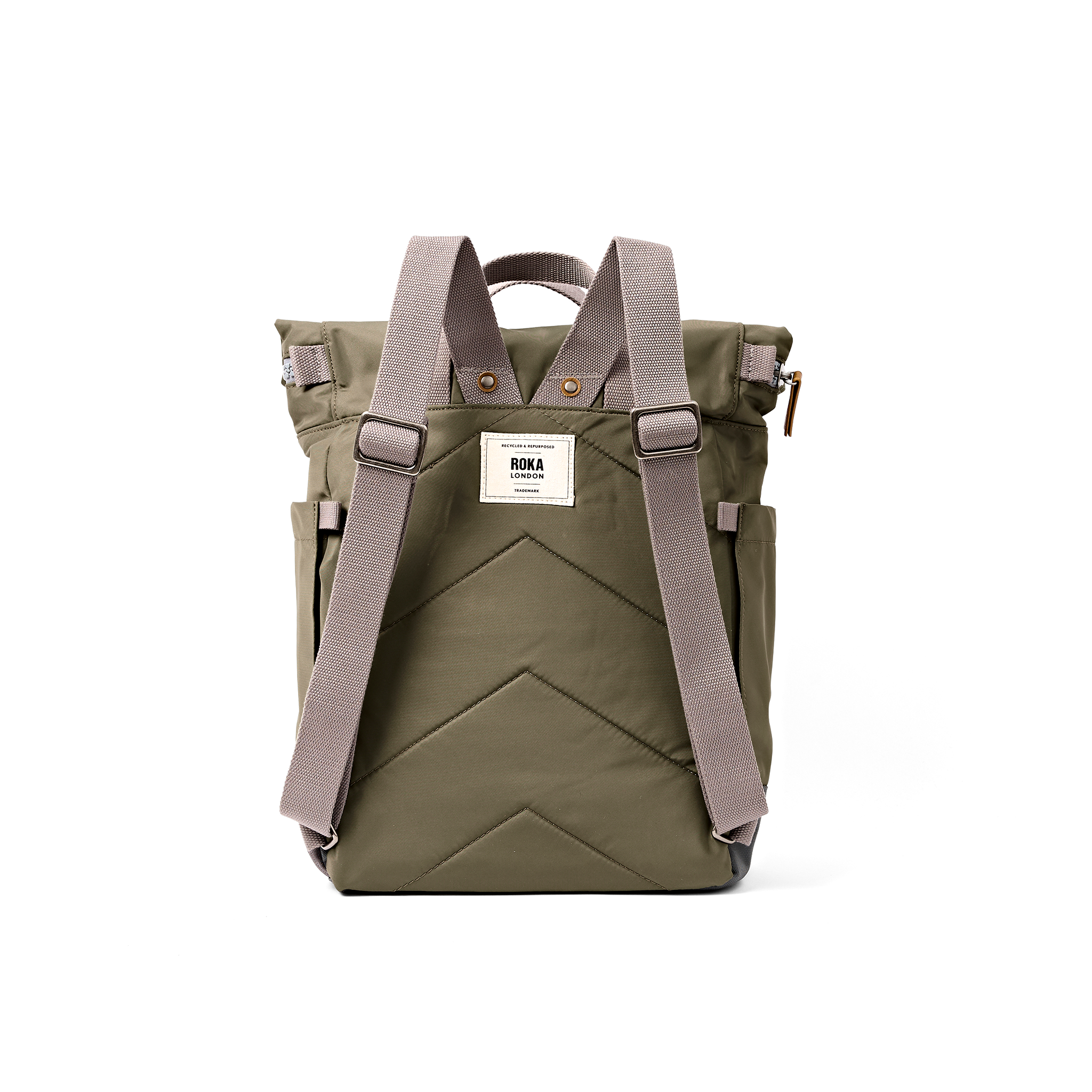 Roka London Bayswater ryggsekk army medium 14,6 L