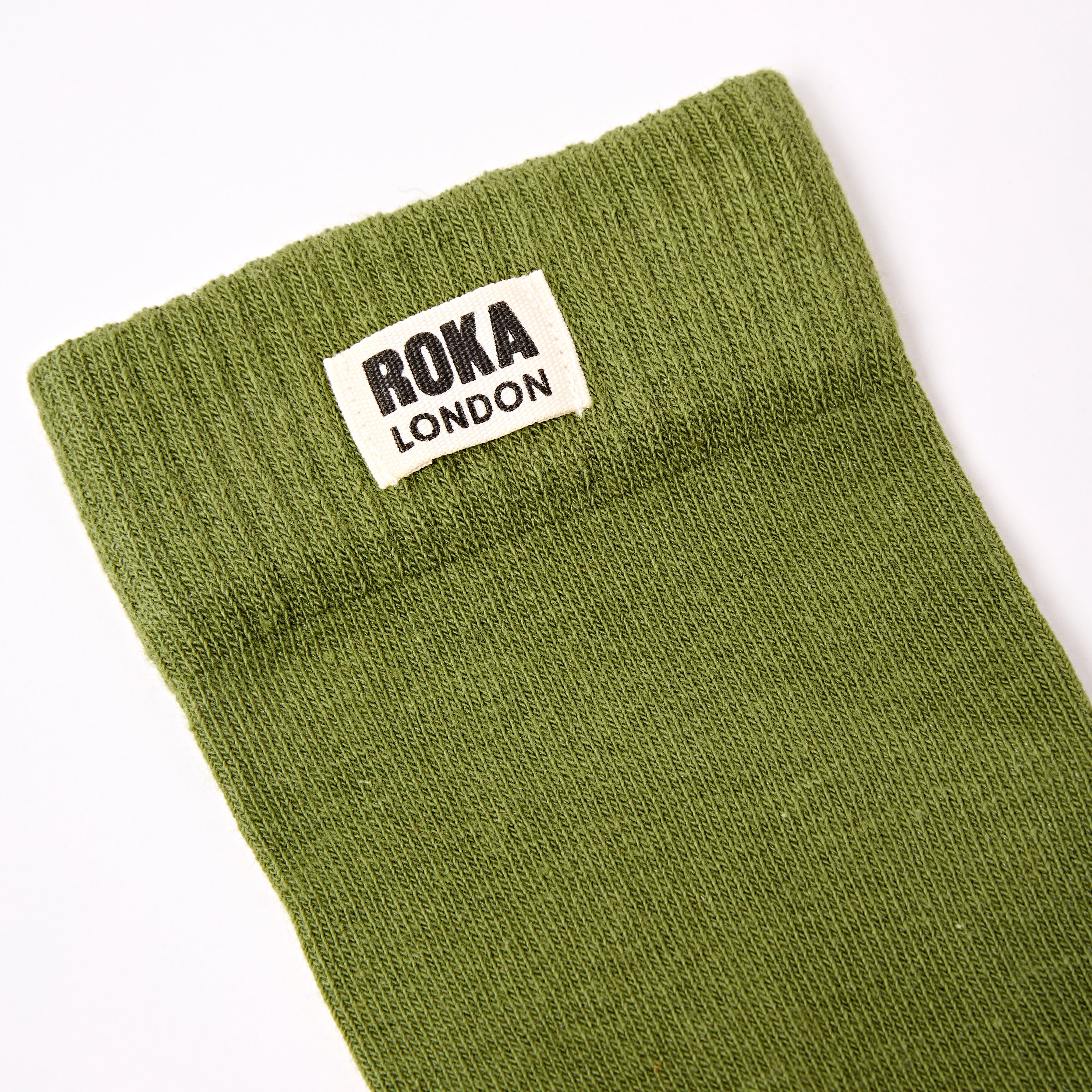 Roka London Wimbledon sokker avocado økologisk bomull 36-42