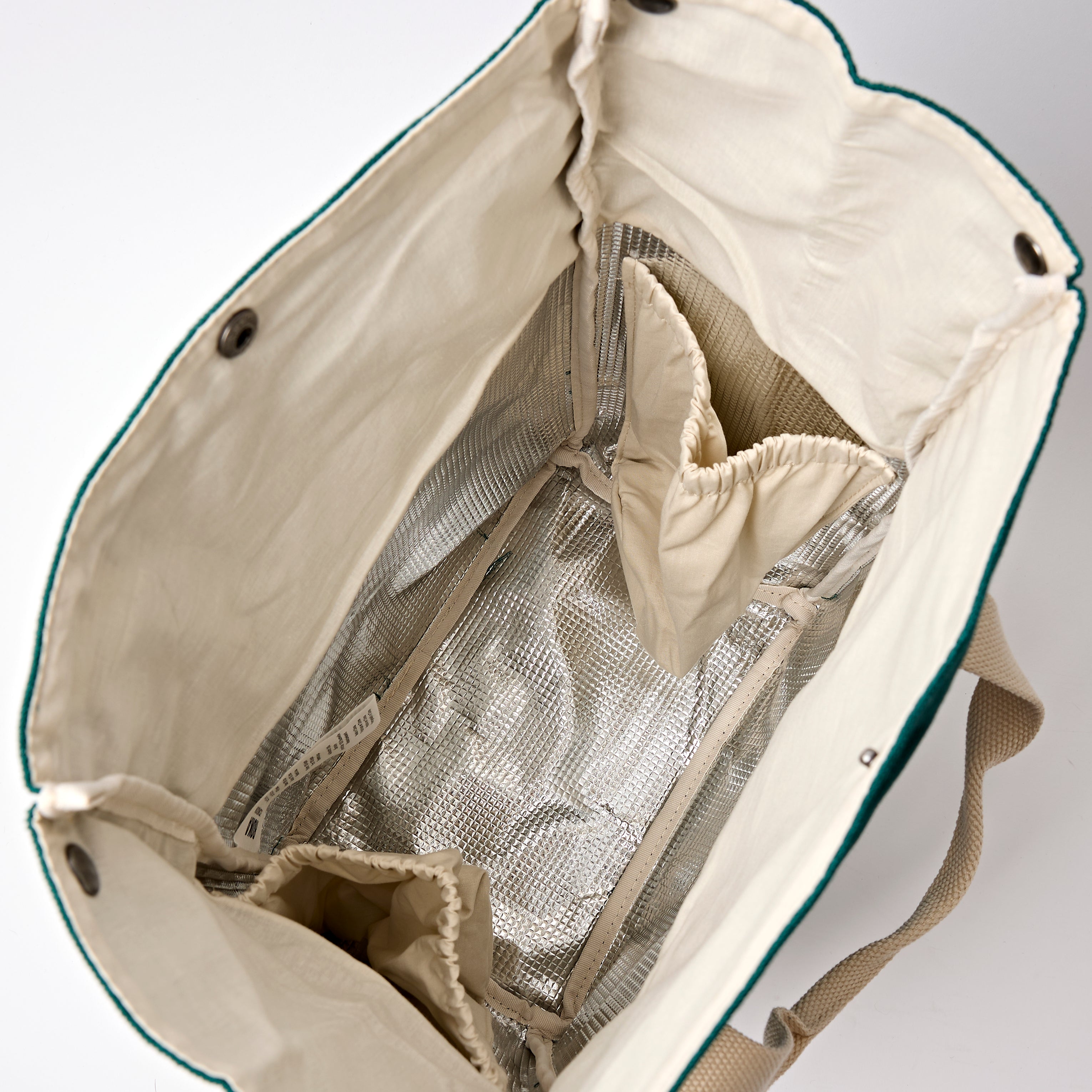 Roka London Hampstead lunsjveske Teal 7,4 liter