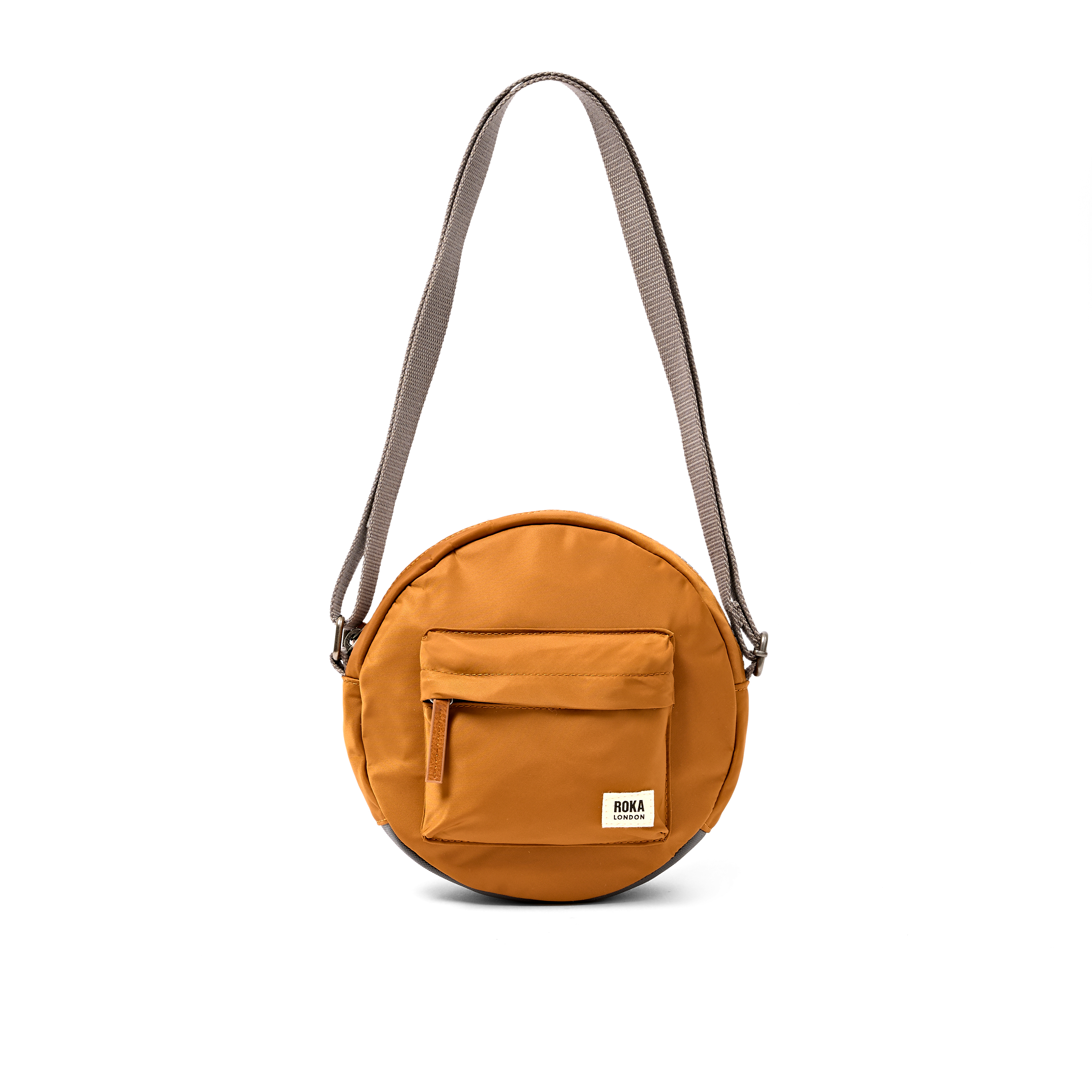 Roka London Paddington rund veske Small Biscuit crossbody 4,1L