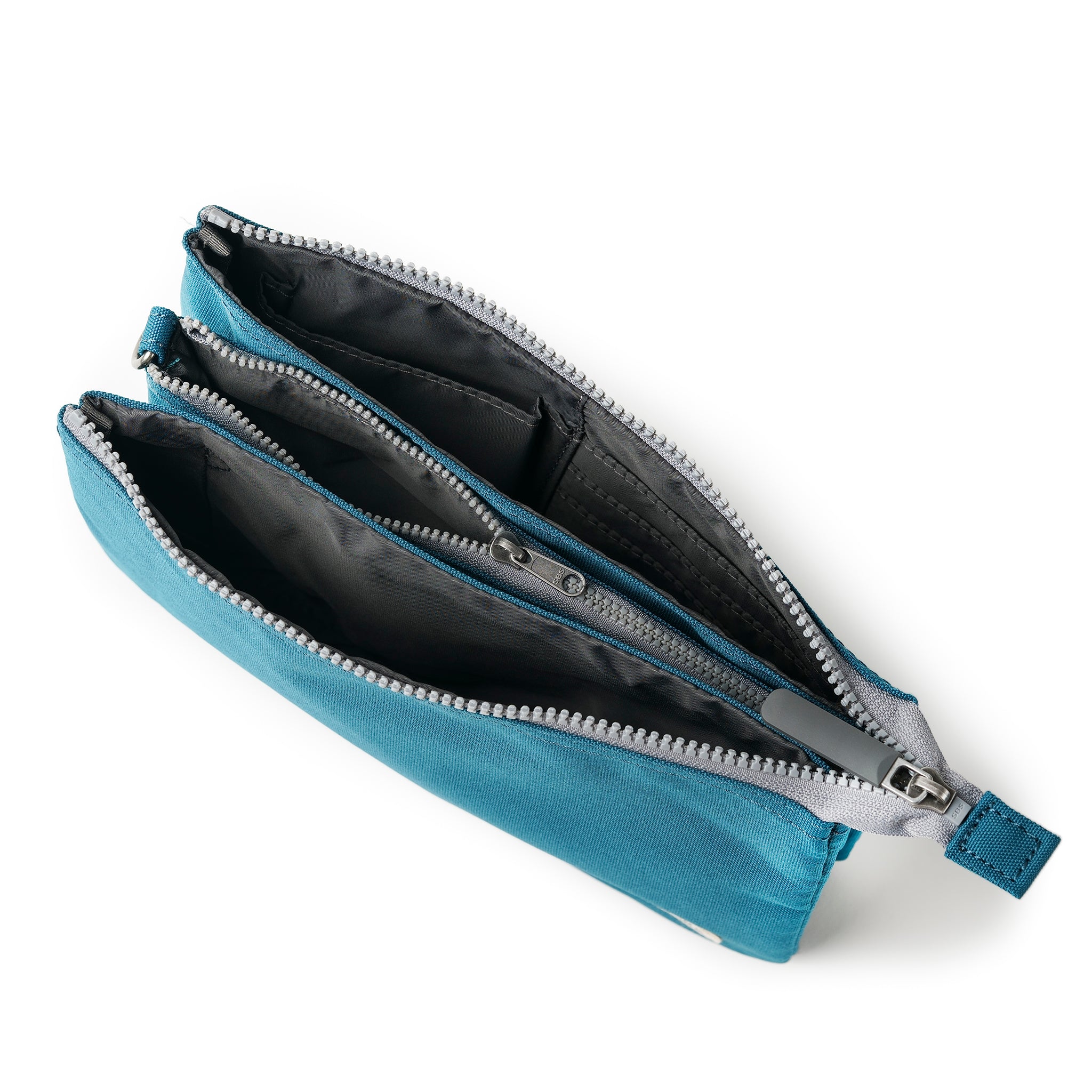 Roka London Carnaby XL skulderveske marine lommebok