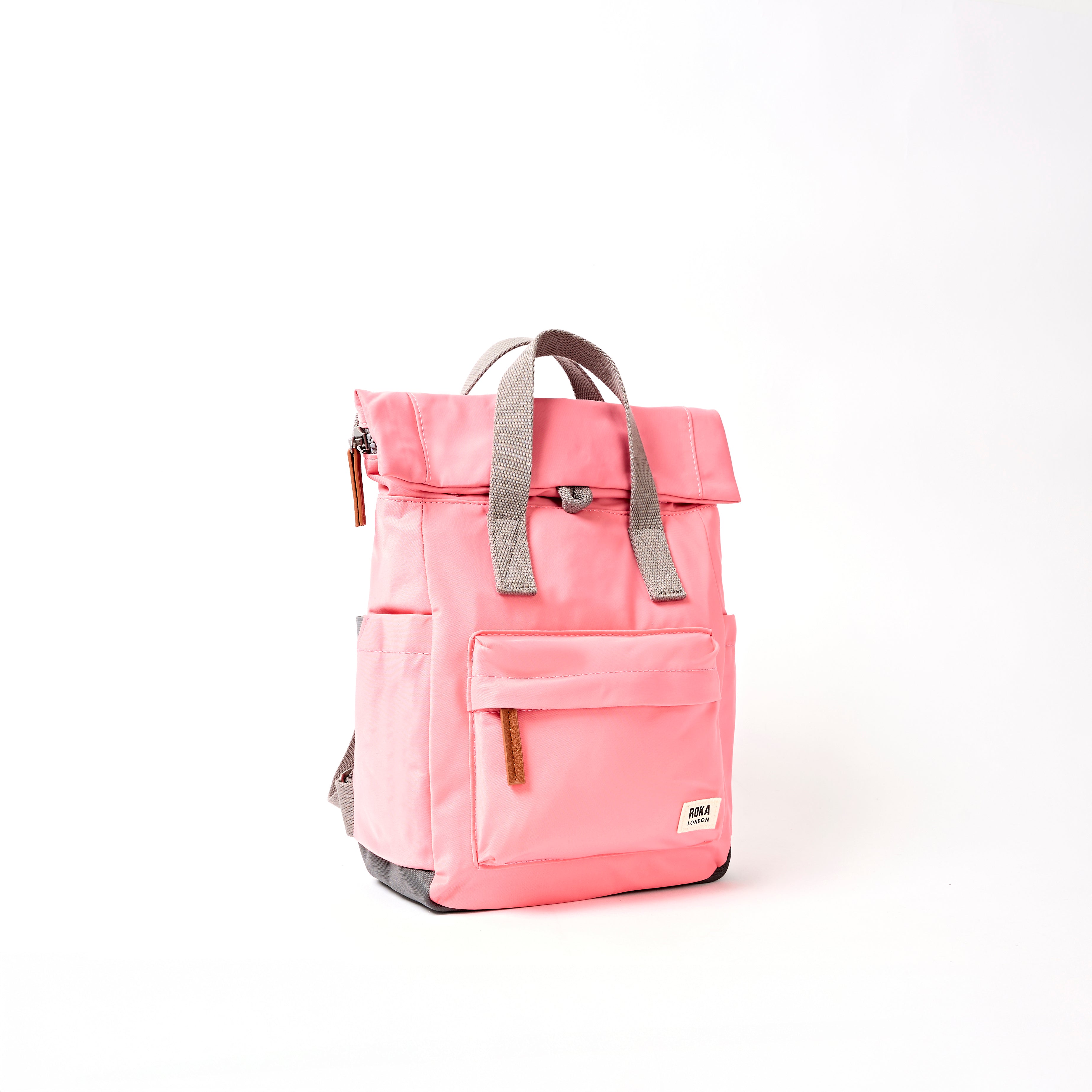 Roka London Canfield ryggsekk Pink Lemonade rulltopp 16,4L