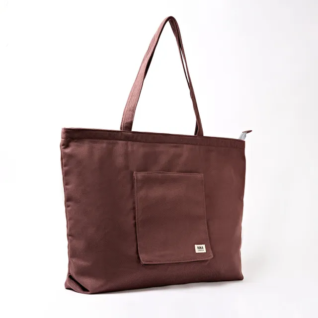 Roka London Portobello tote Large Cocoa 19,2 liter