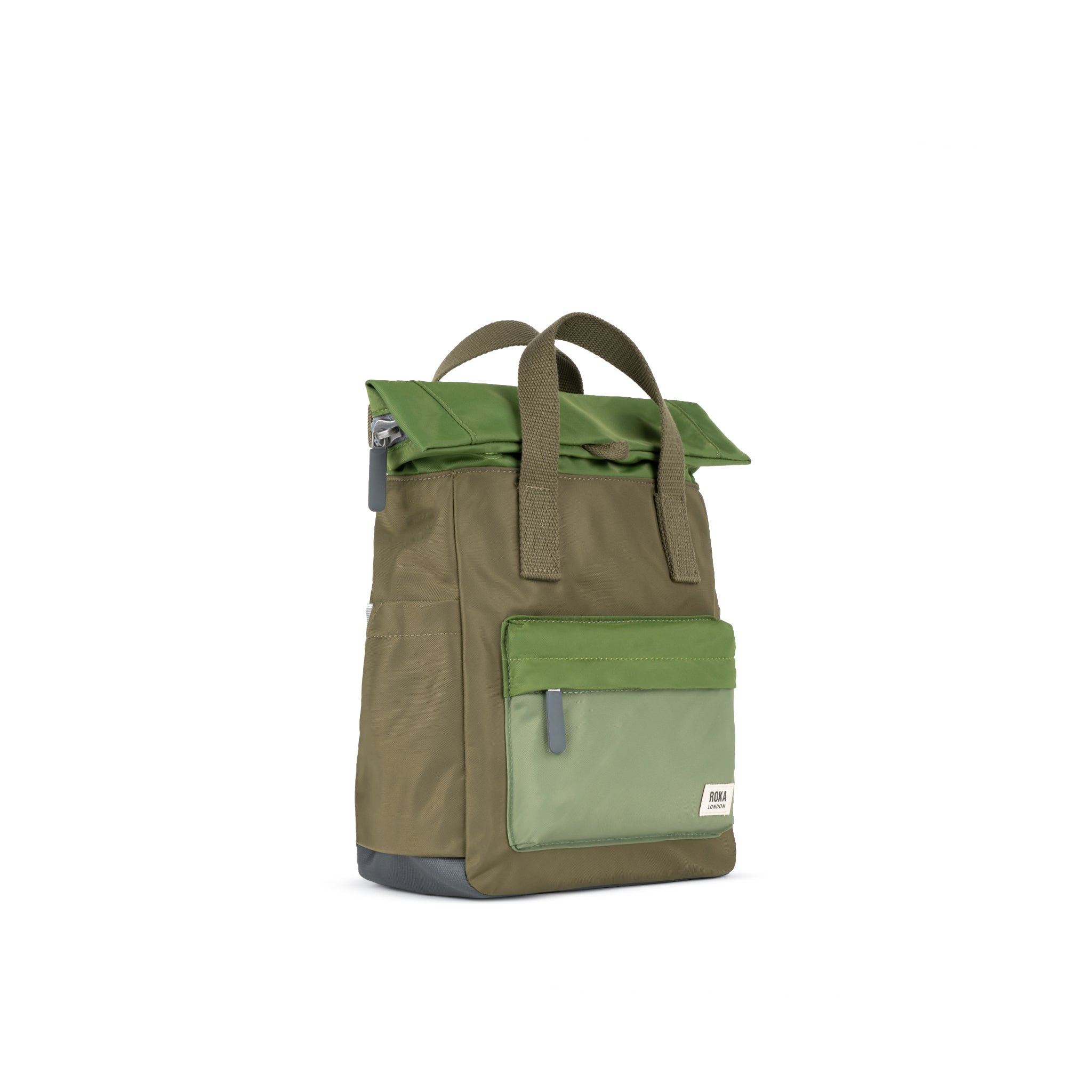 Roka London Canfield Roll Top ryggsekk Military Tonal Medium