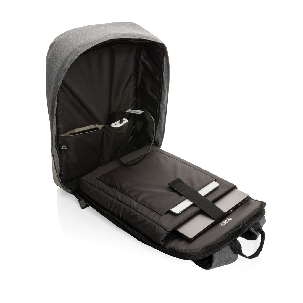 Swiss Peak AWARE laptopryggsekk grå 15,6" RFID