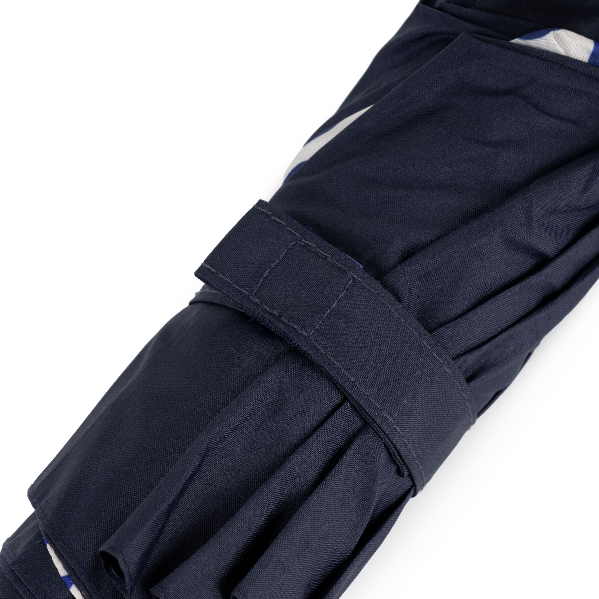 Roka London Waterloo Medium paraply denim rain vindtett