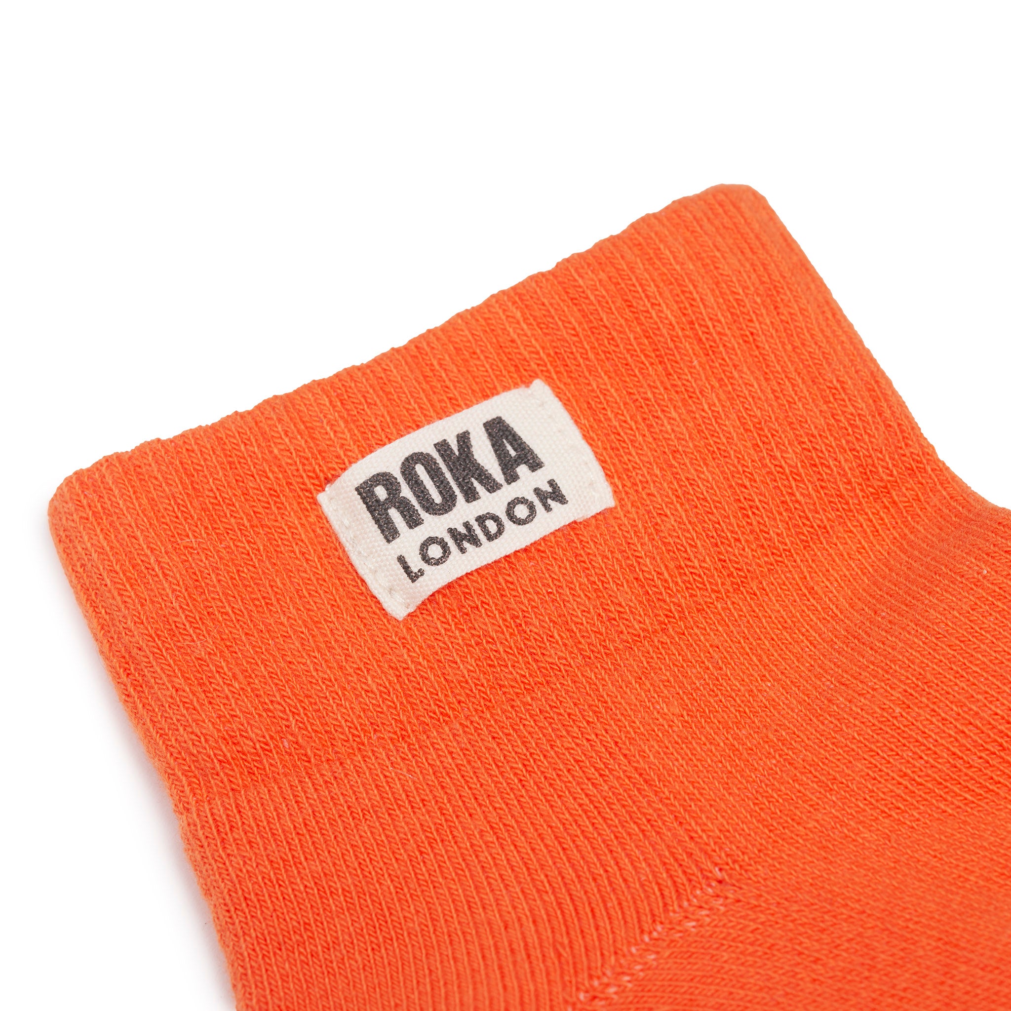 Roka London Wembley ankelsokker mandarin 36-42 bomull