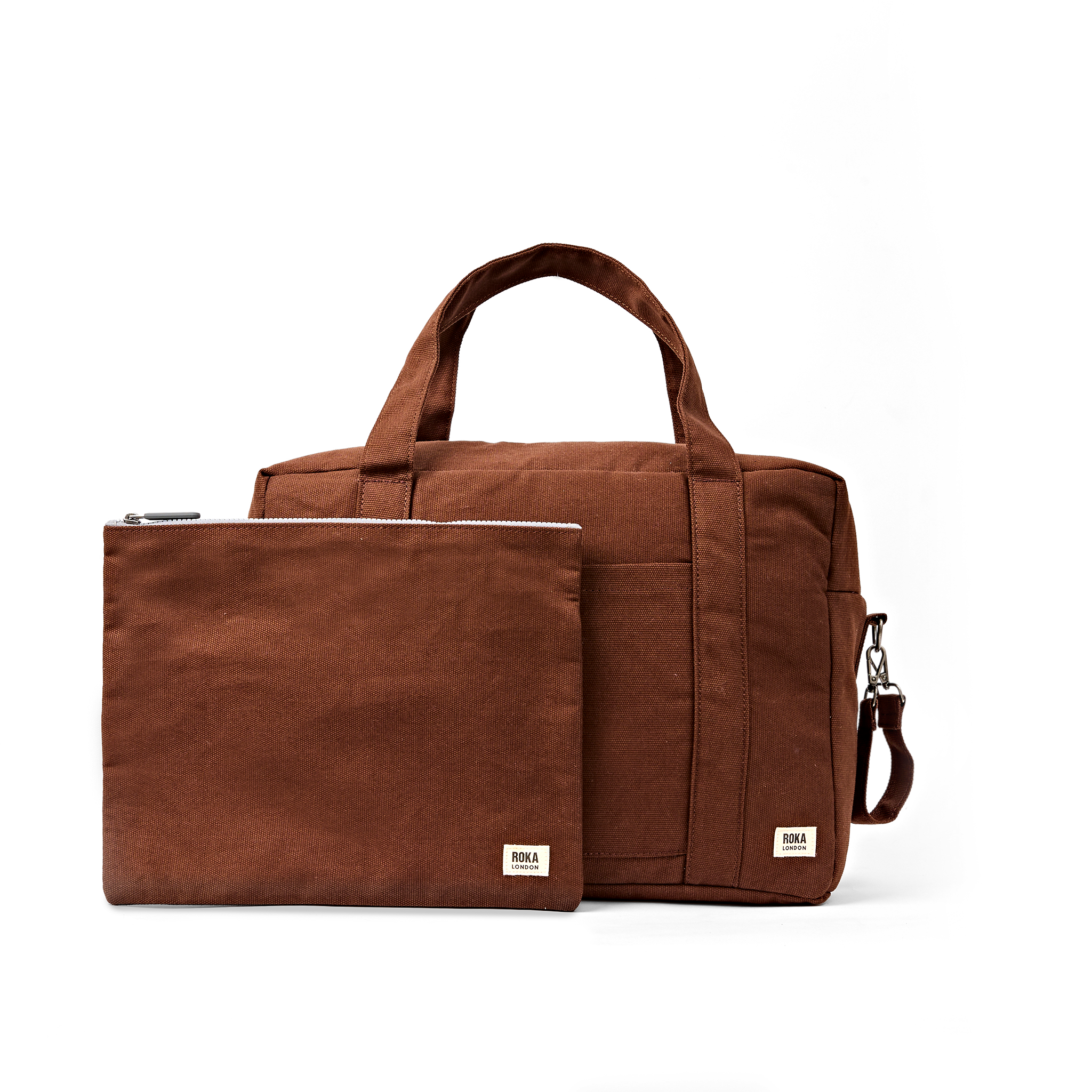 Roka London Somerset skulderveske lindt 18,5 L
