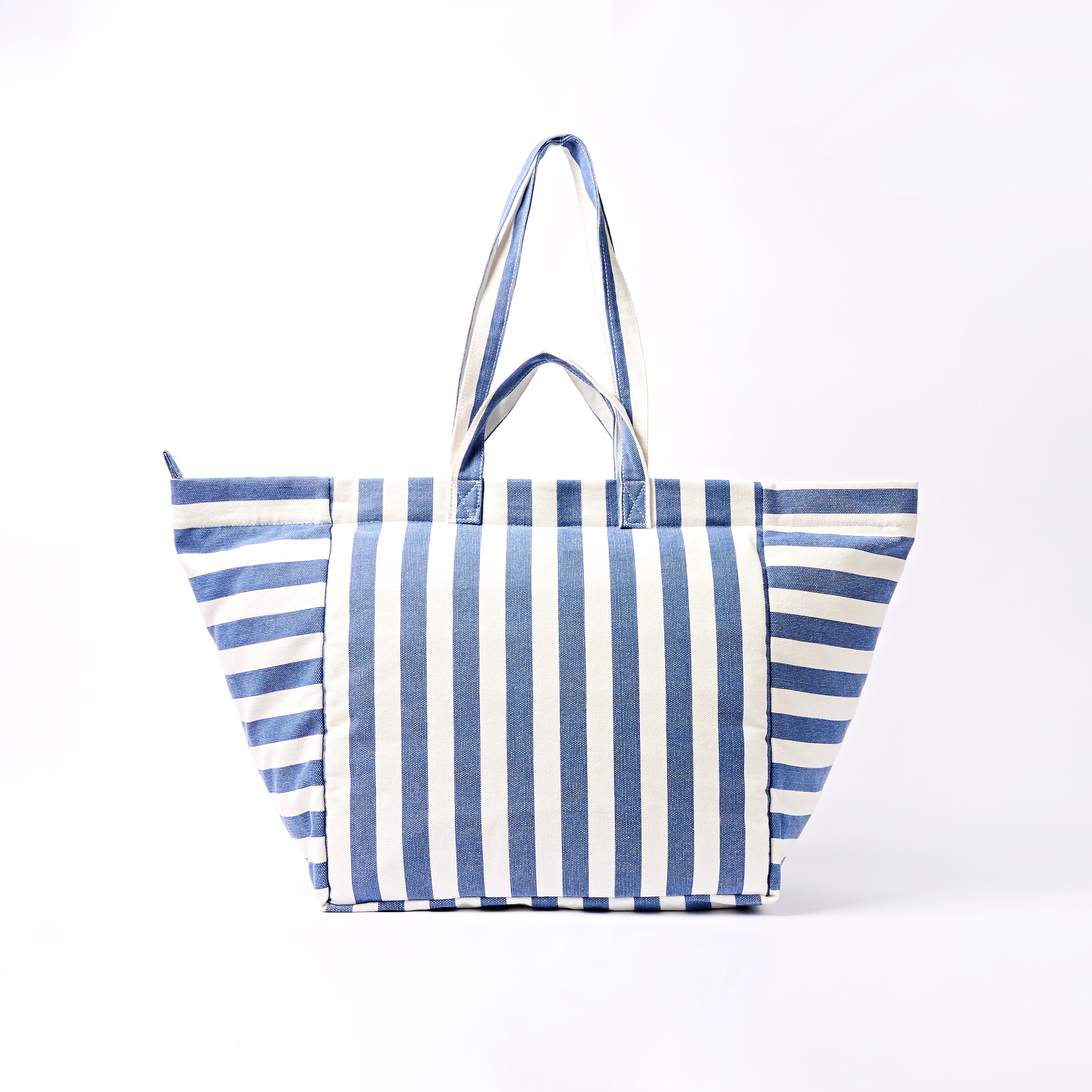 Roka London Marylebone tote large denim stripe 43 liter
