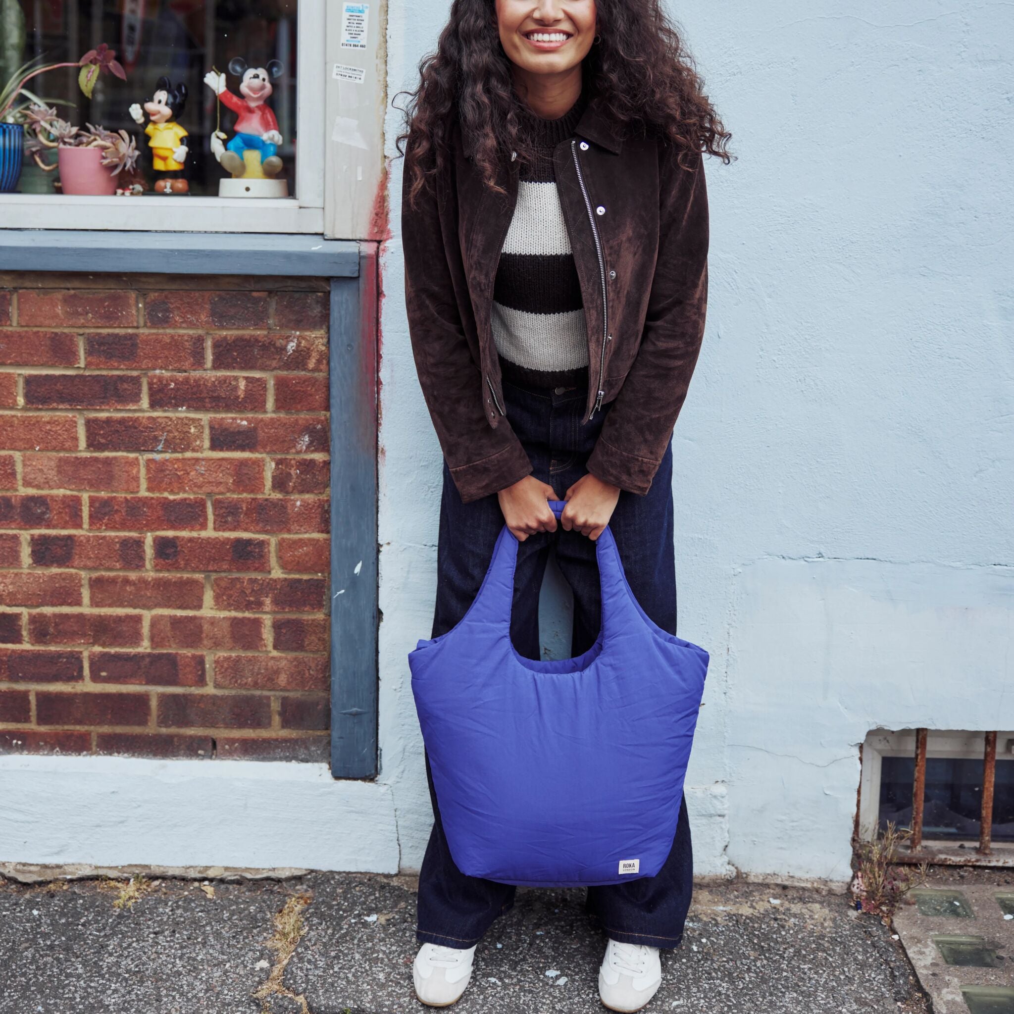 Roka London Oxford skulderveske Coastal Medium 24,3 L