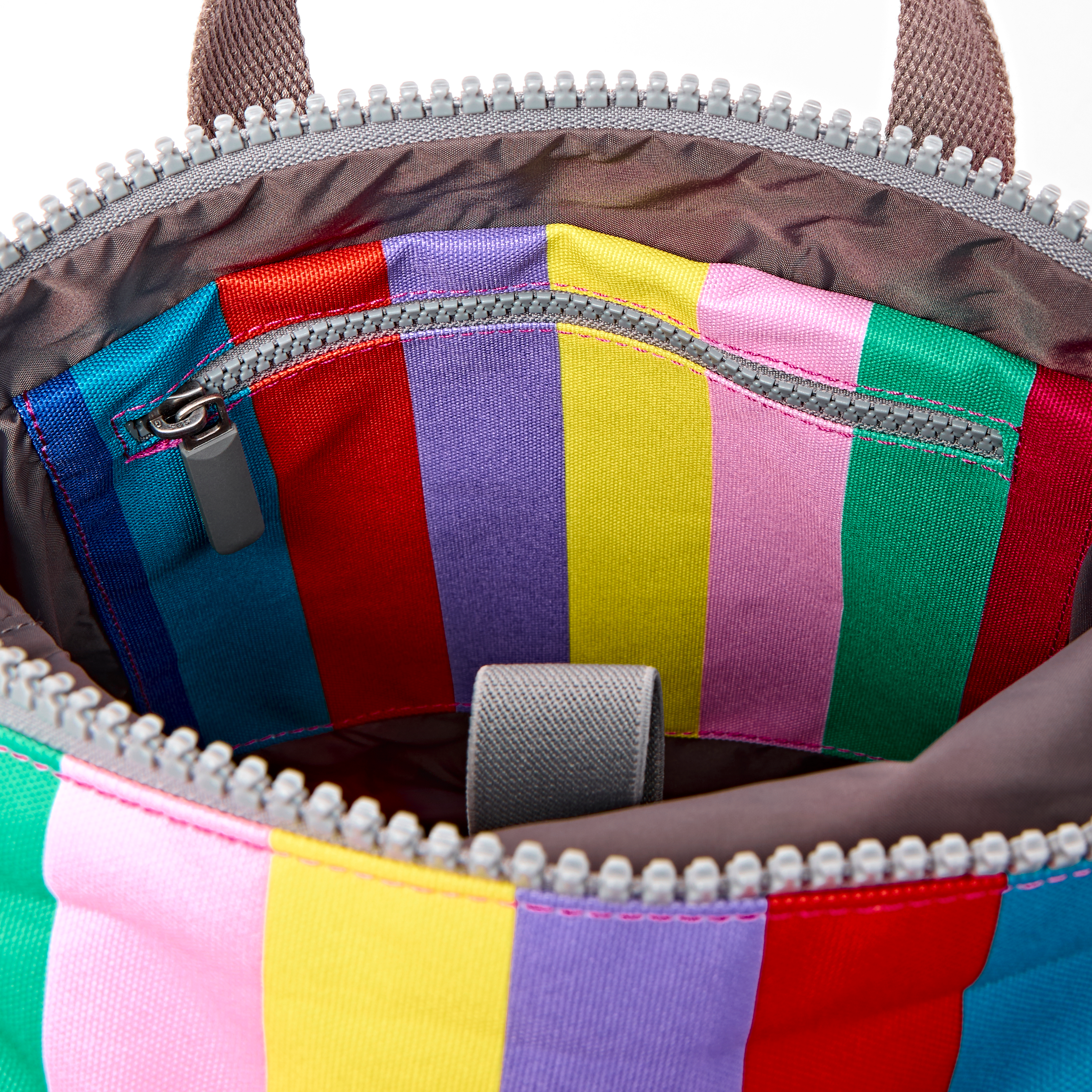 Roka London Canfield Stripe roll top ryggsekk 16 liter