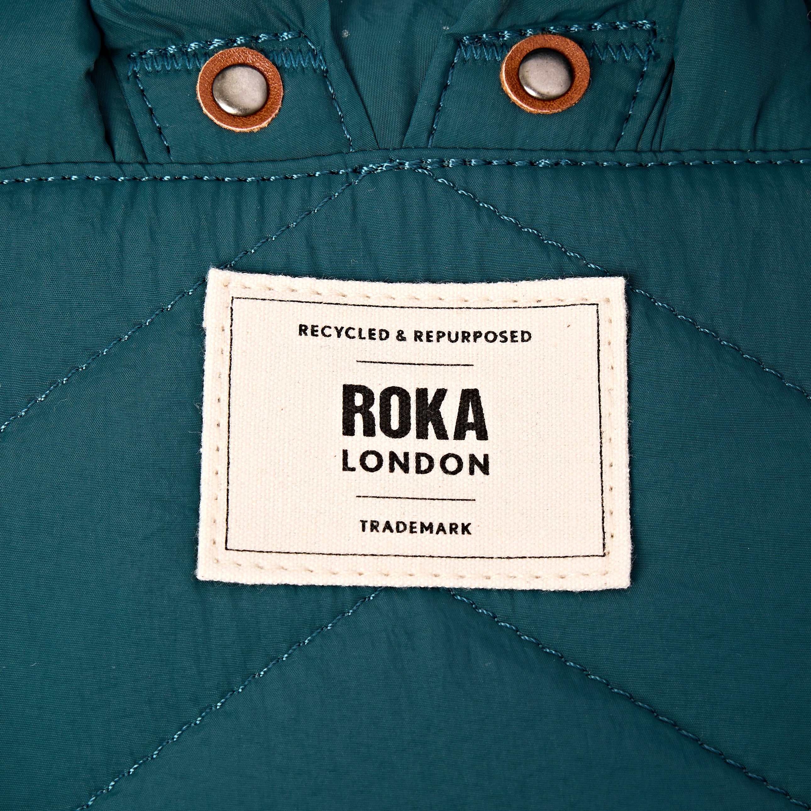 Roka London Bantry XS ryggsekk 5,8 liter teal puffy