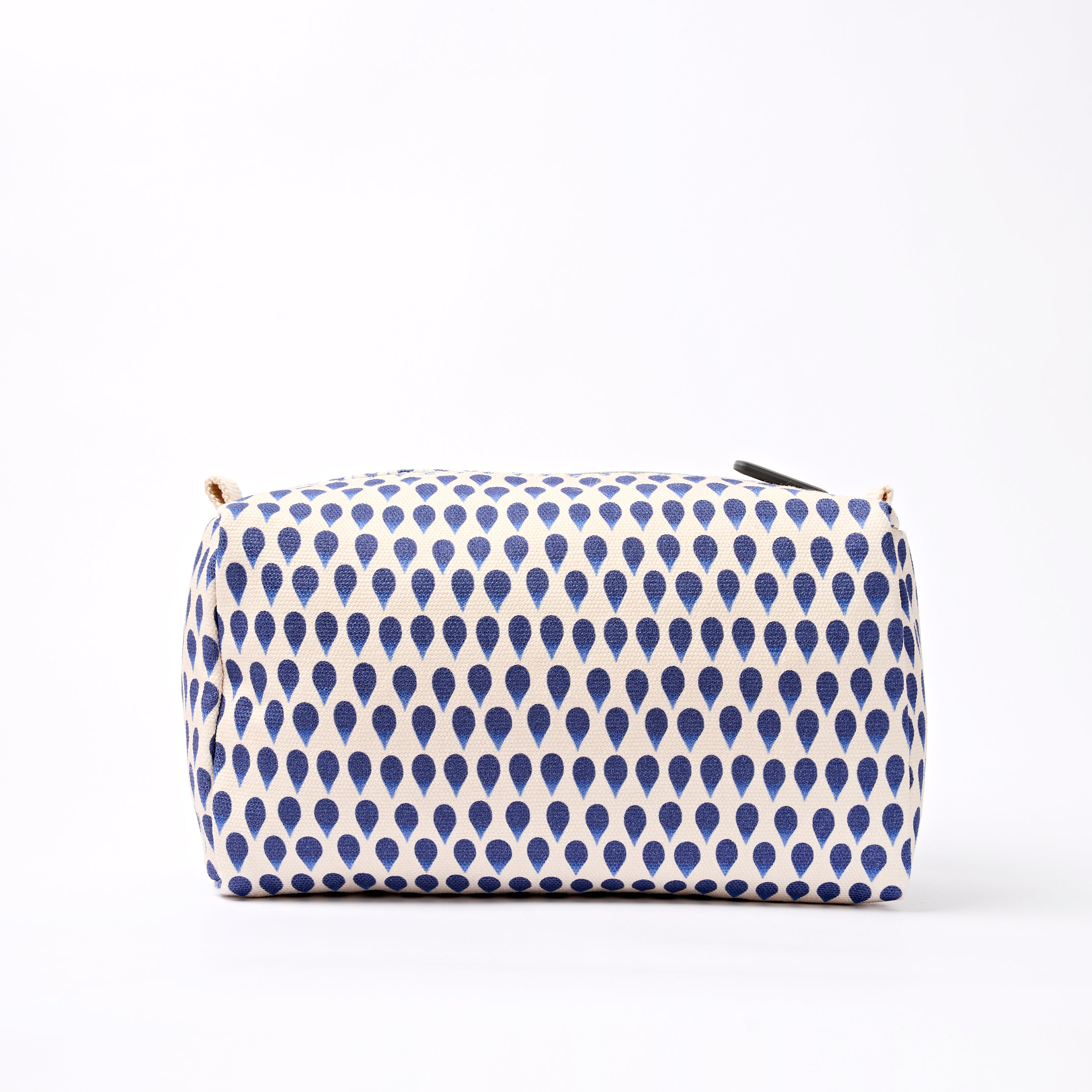 Roka London Maygrove toalettmappe Denim Rain Indigo small 4,8 l