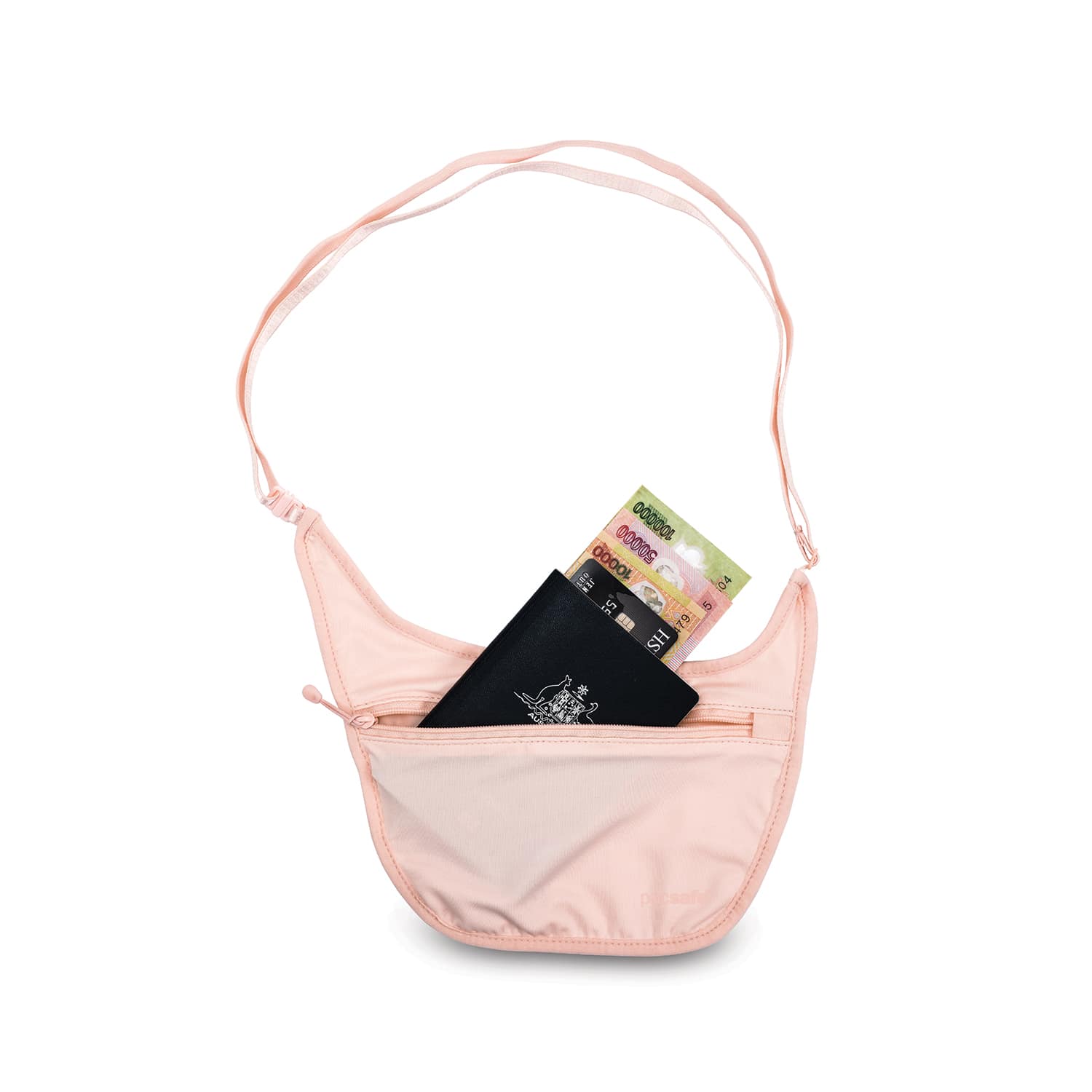Pacsafe Coversafe S80 magebelte svart passlomme