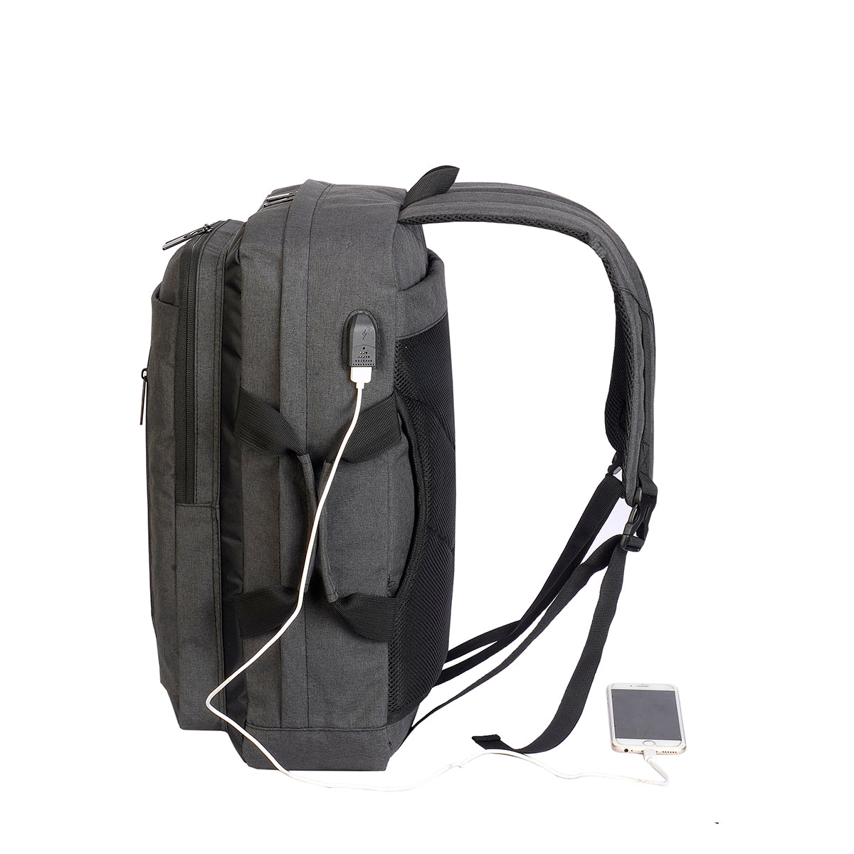 Shugon Bordeaux Hybrid sekk PC-ryggsekk 15,6 gråmelert