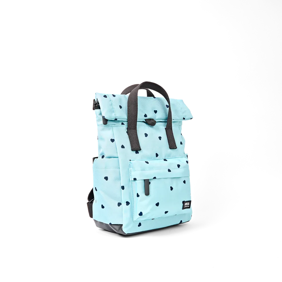 Roka London Canfield Heart ryggsekk Small 9,8L hjertemønster