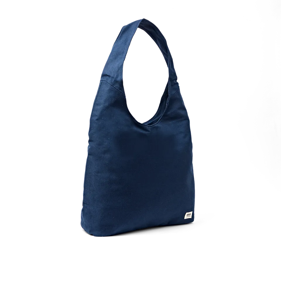 Roka London Hoxton skulderveske Admiral Large canvas