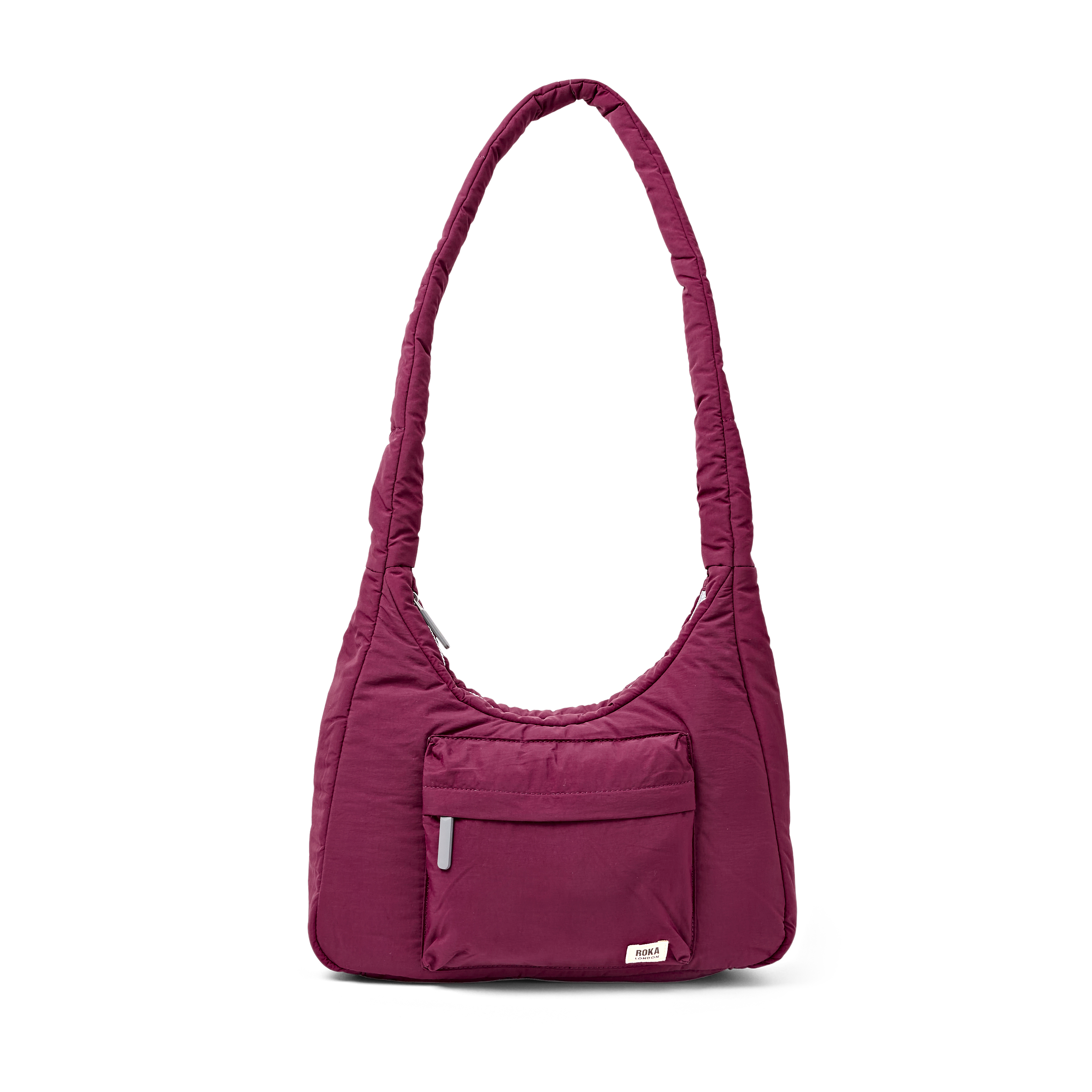 Roka London Belsize Medium crossbodyveske Merlot vanntett