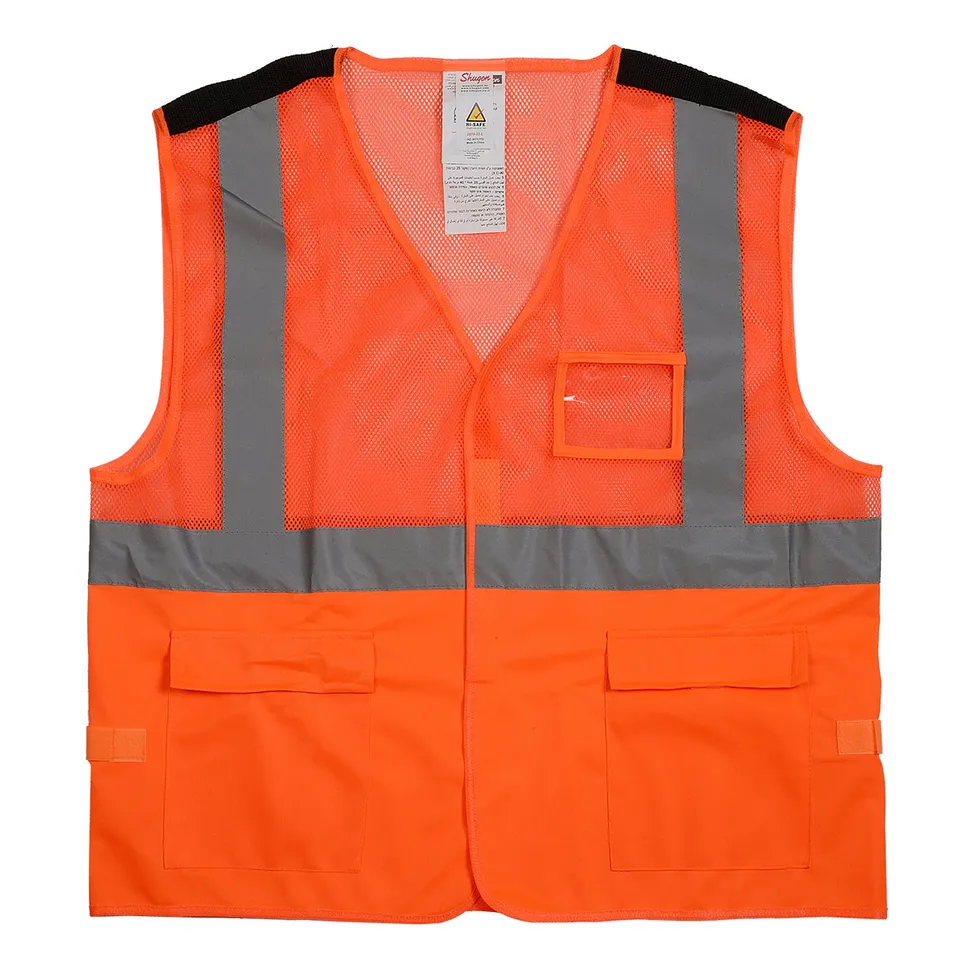 Shugon Ground Crew refleksvest oransje str L