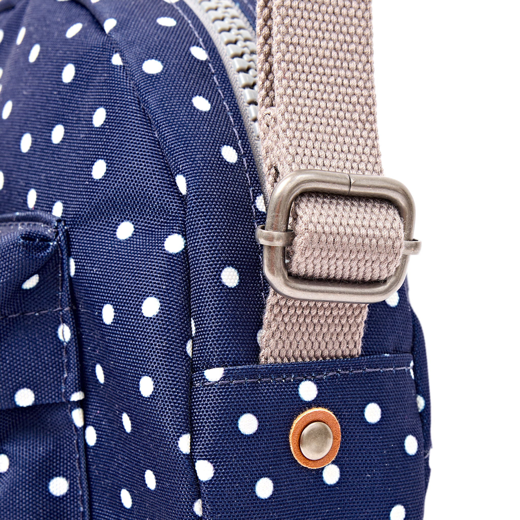 Roka London Paddington skulderveske Small prikkete rund
