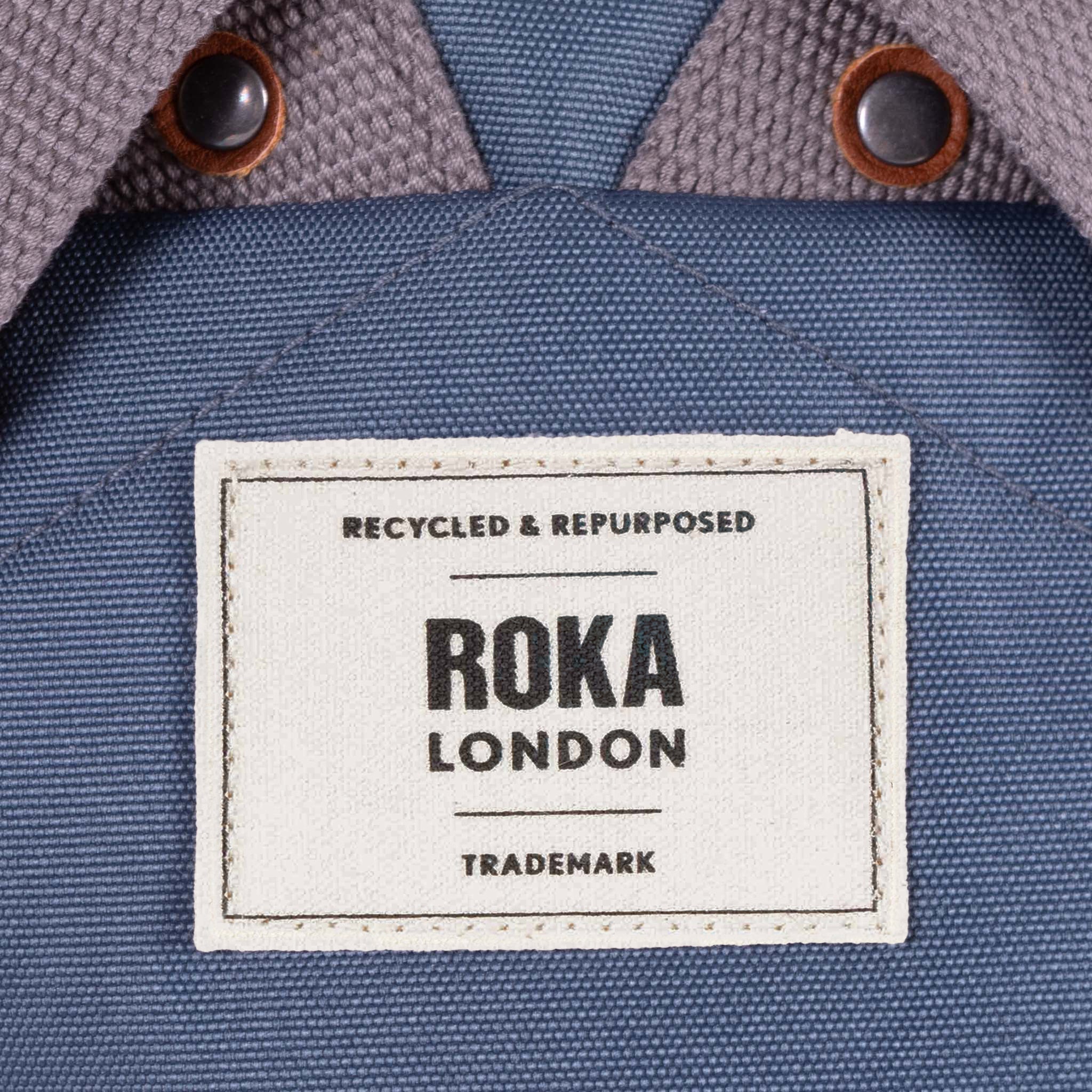 Roka London Finchley Backpack ryggsekk airforce roll-top
