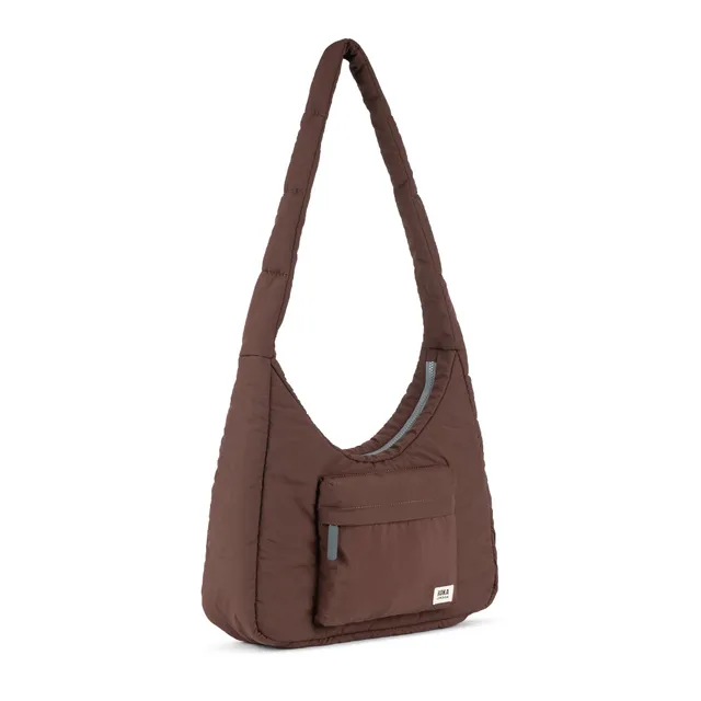 Roka London Belsize crossbody chocolate medium 14,7L