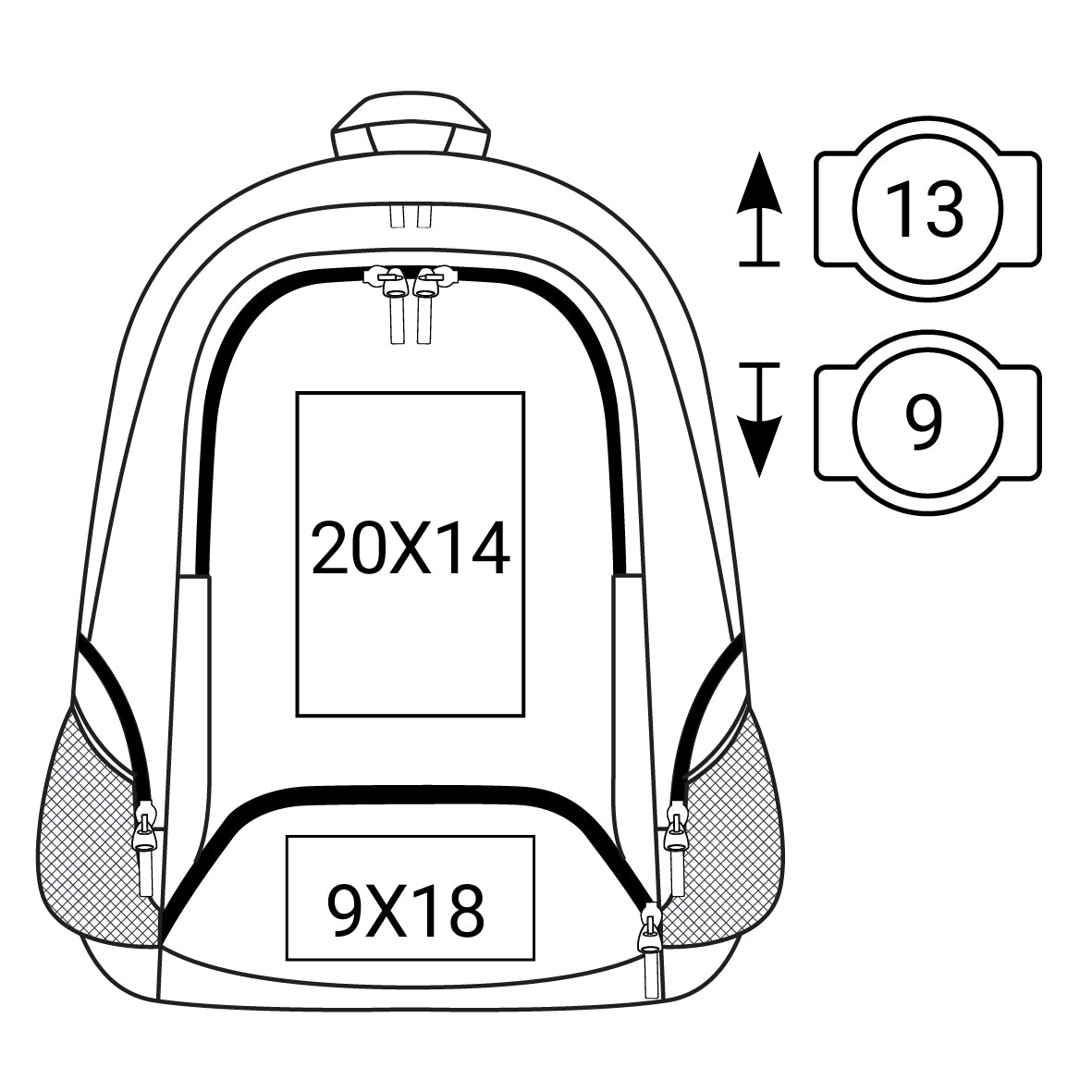 Shugon London laptop-ryggsekk svart 15,6" pc