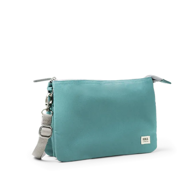Roka London Carnaby Sage lommebokveske XL resirkulert
