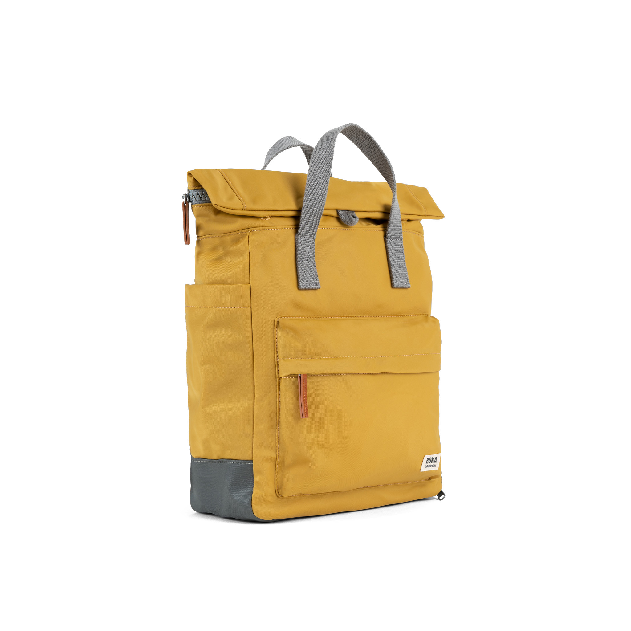Roka London Bayswater Umbrella ryggsekk Medium gul vanntett