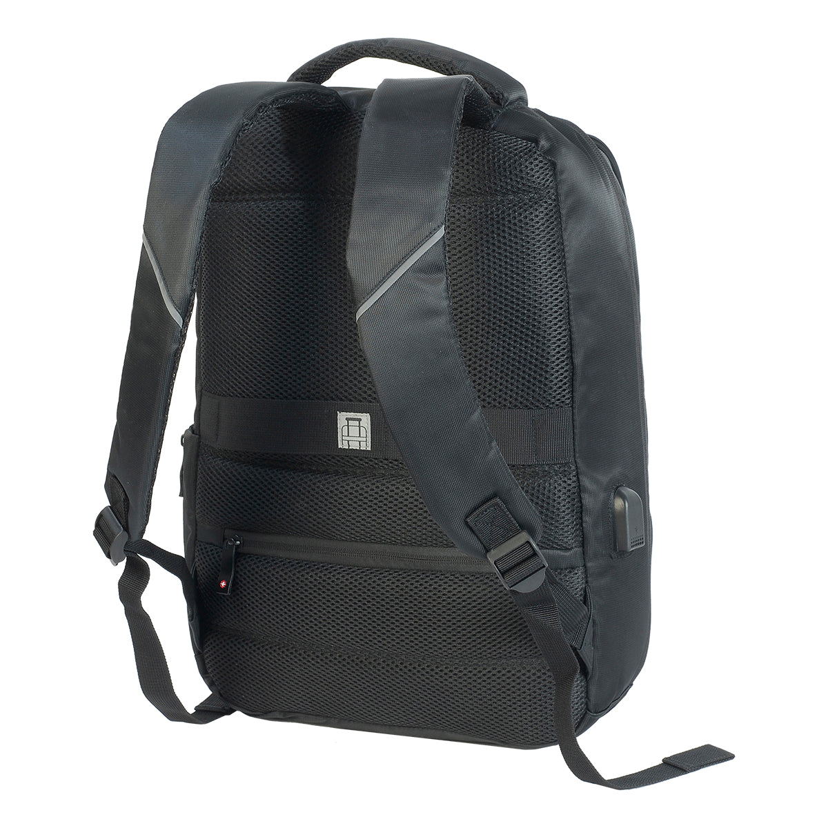 Shugon Kiel Urban laptop-ryggsekk svart/rød 15,6"