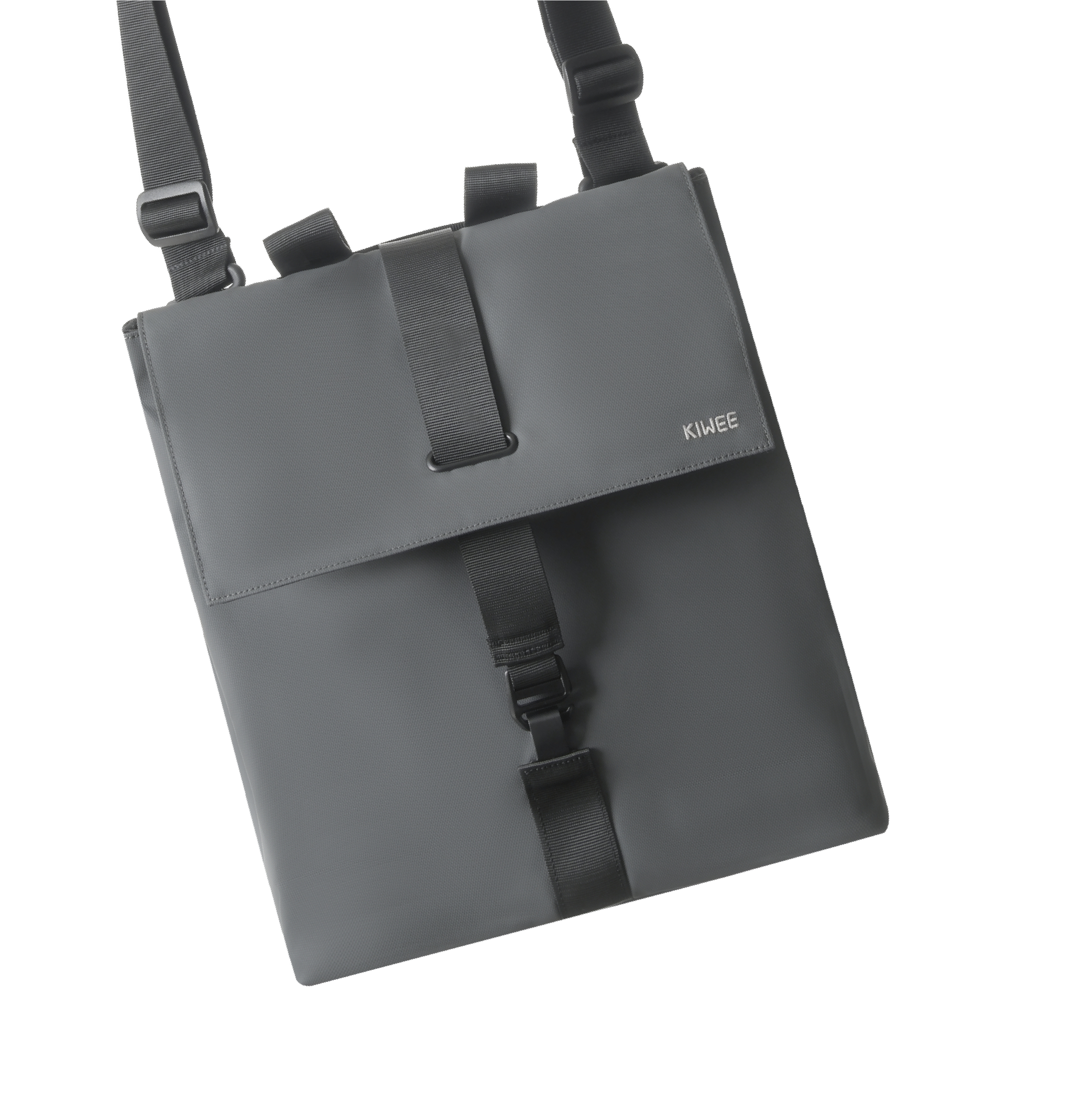 KIWEE Square M ryggsekk mineralgrå 15 L laptop 15"
