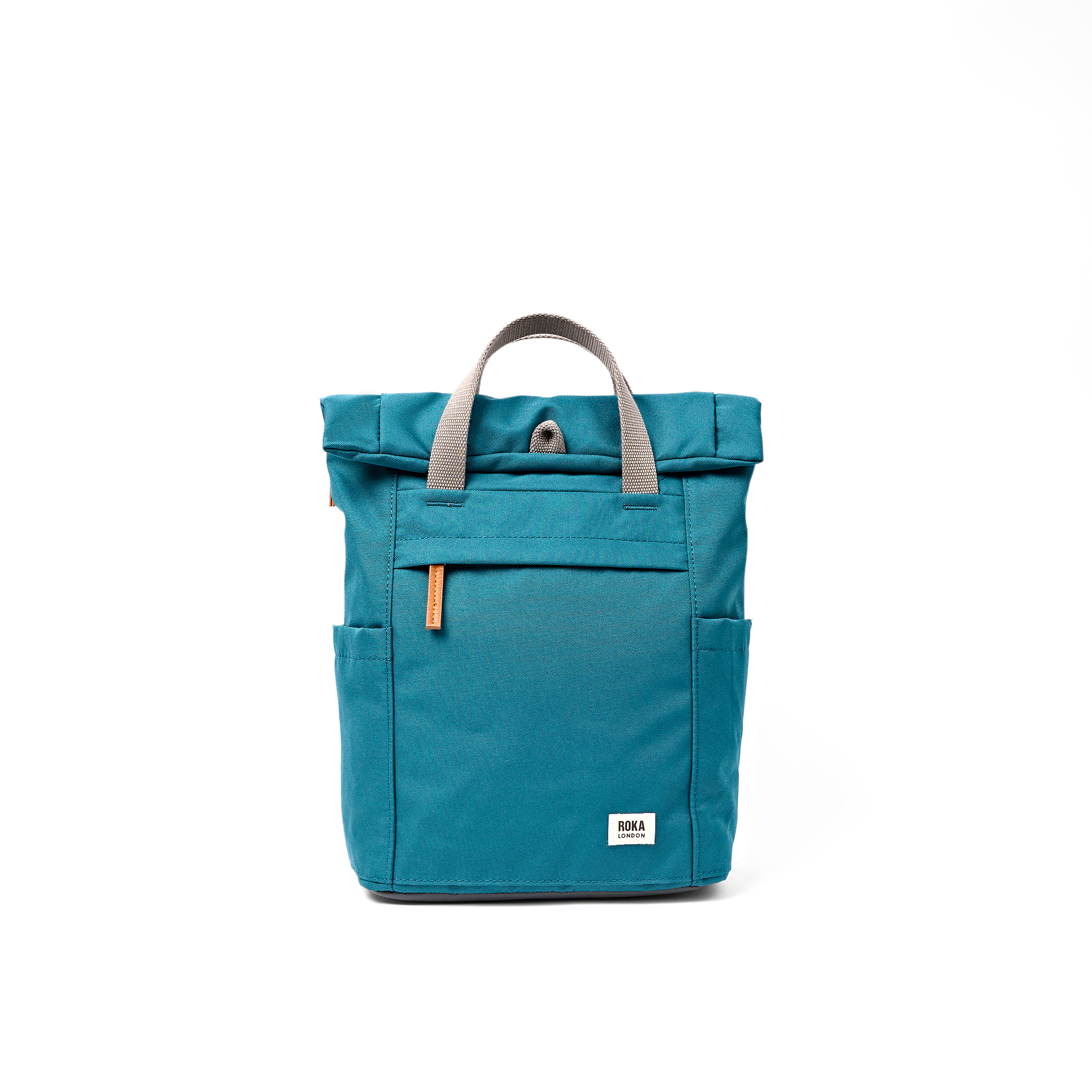 Roka London Finchley ryggsekk Deep Teal rulltopp