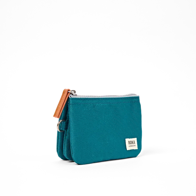 Roka London Carnaby Small lommebok Deep Teal 0,2 liter