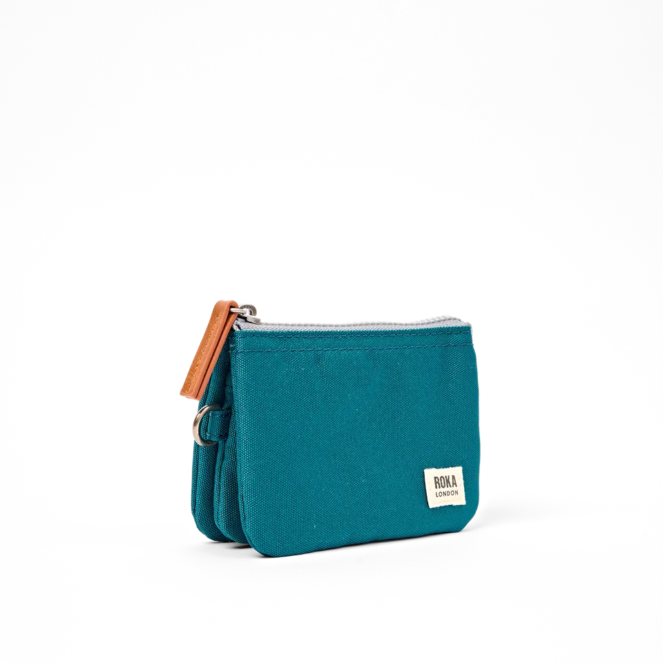 Roka London Carnaby Small lommebok Deep Teal 0,2 liter