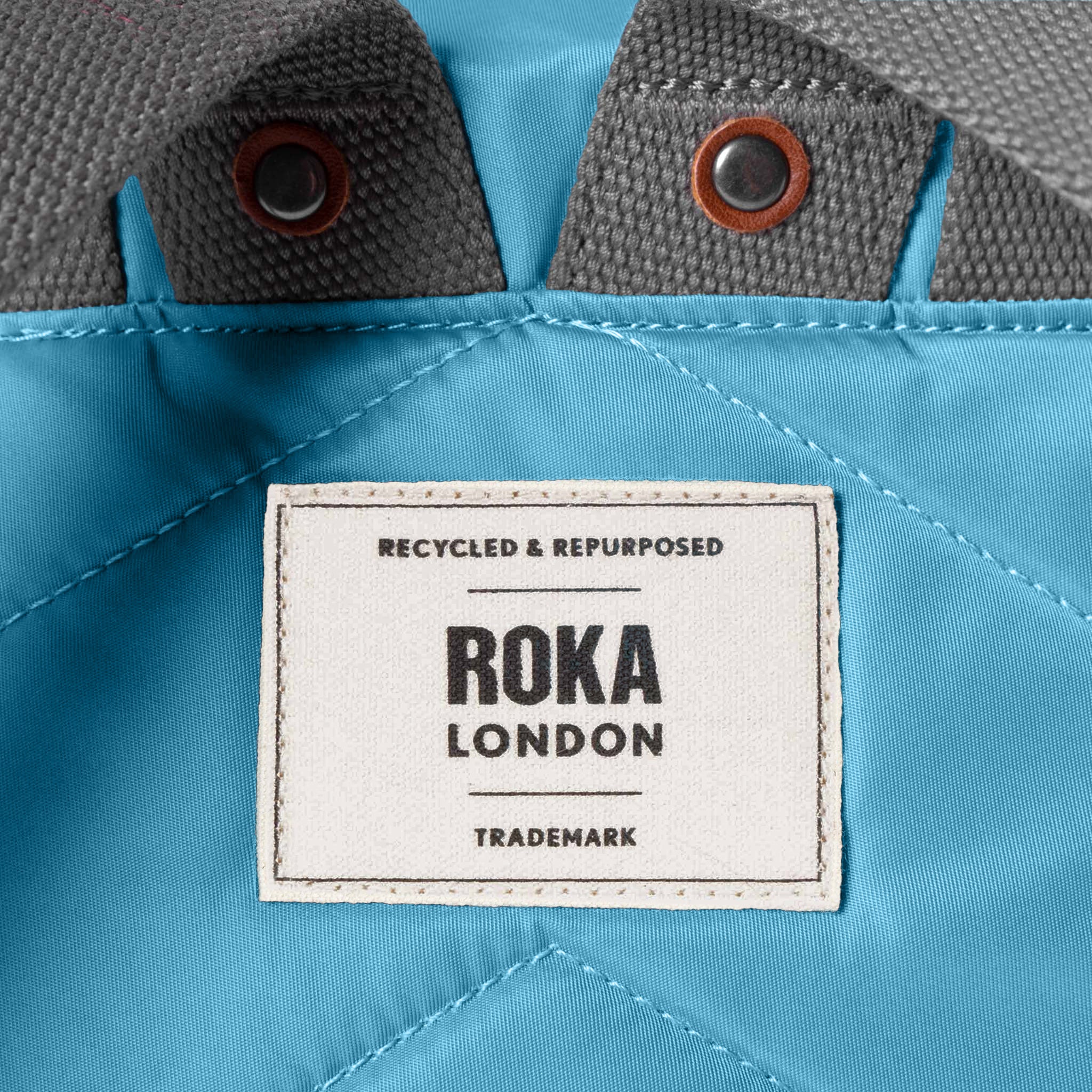 Roka London Canfield ryggsekk petrol small 9,8 liter
