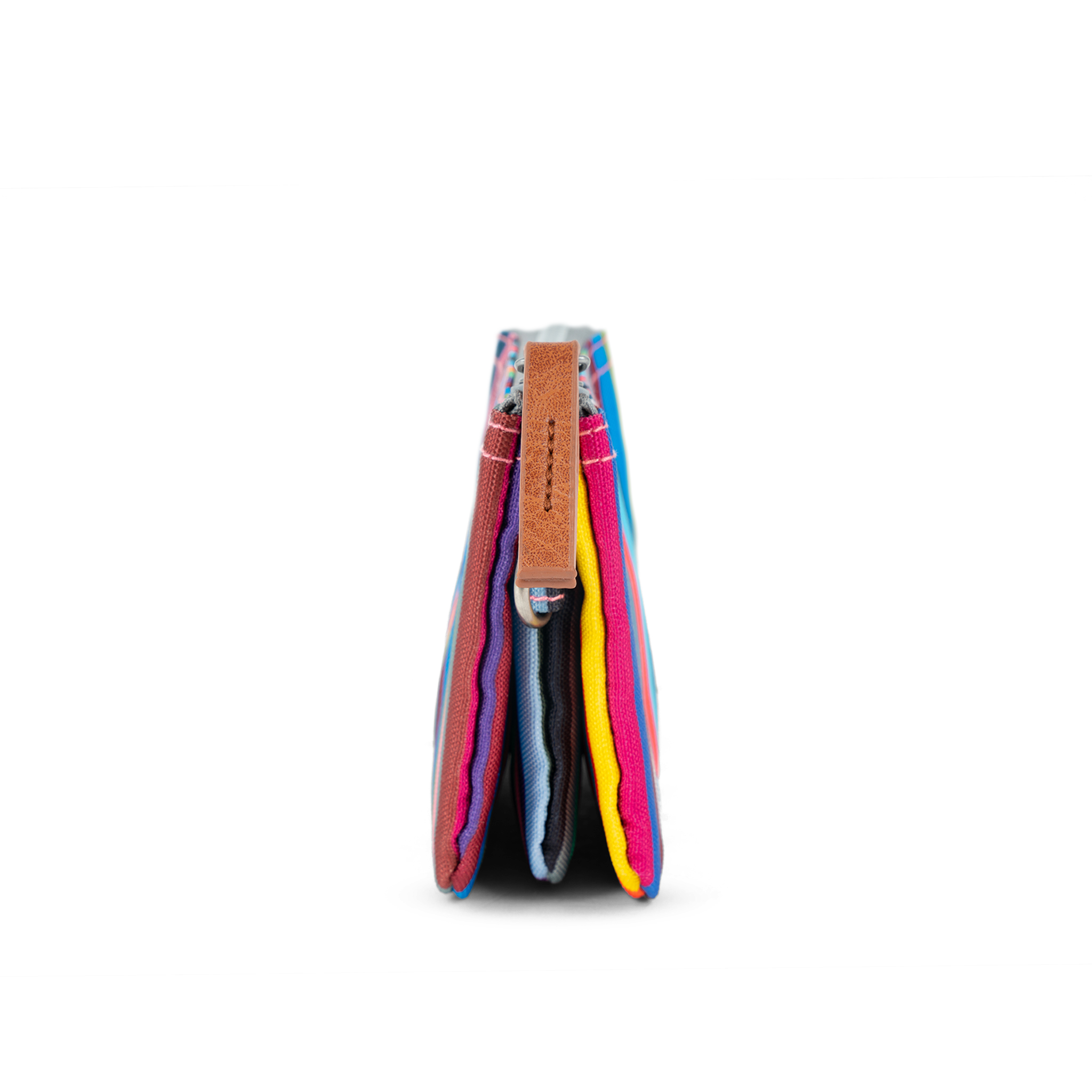 Roka London Carnaby Multi Stripe lommebok small 0,2 liter
