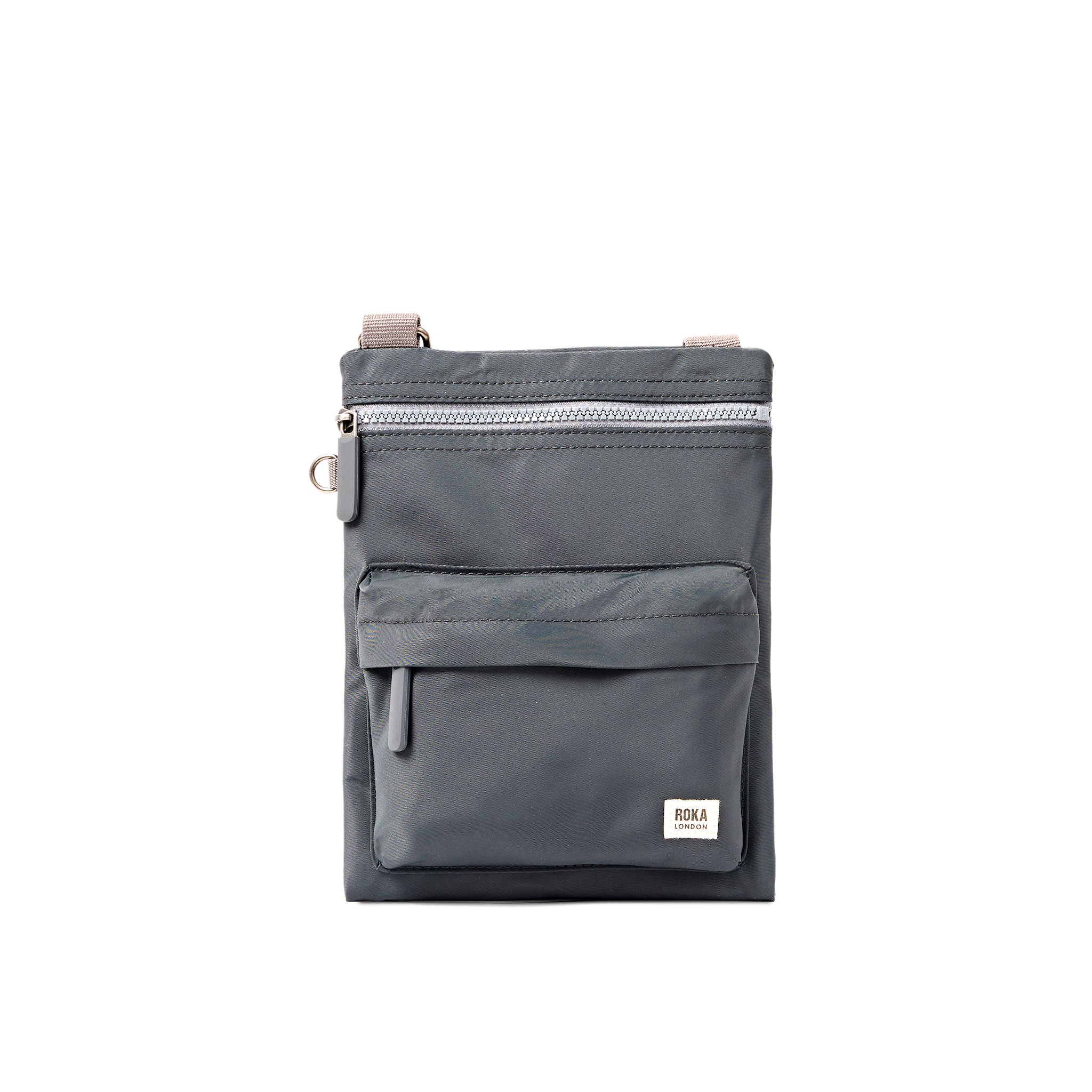 Roka London Chelsea Beluga crossbody medium flat