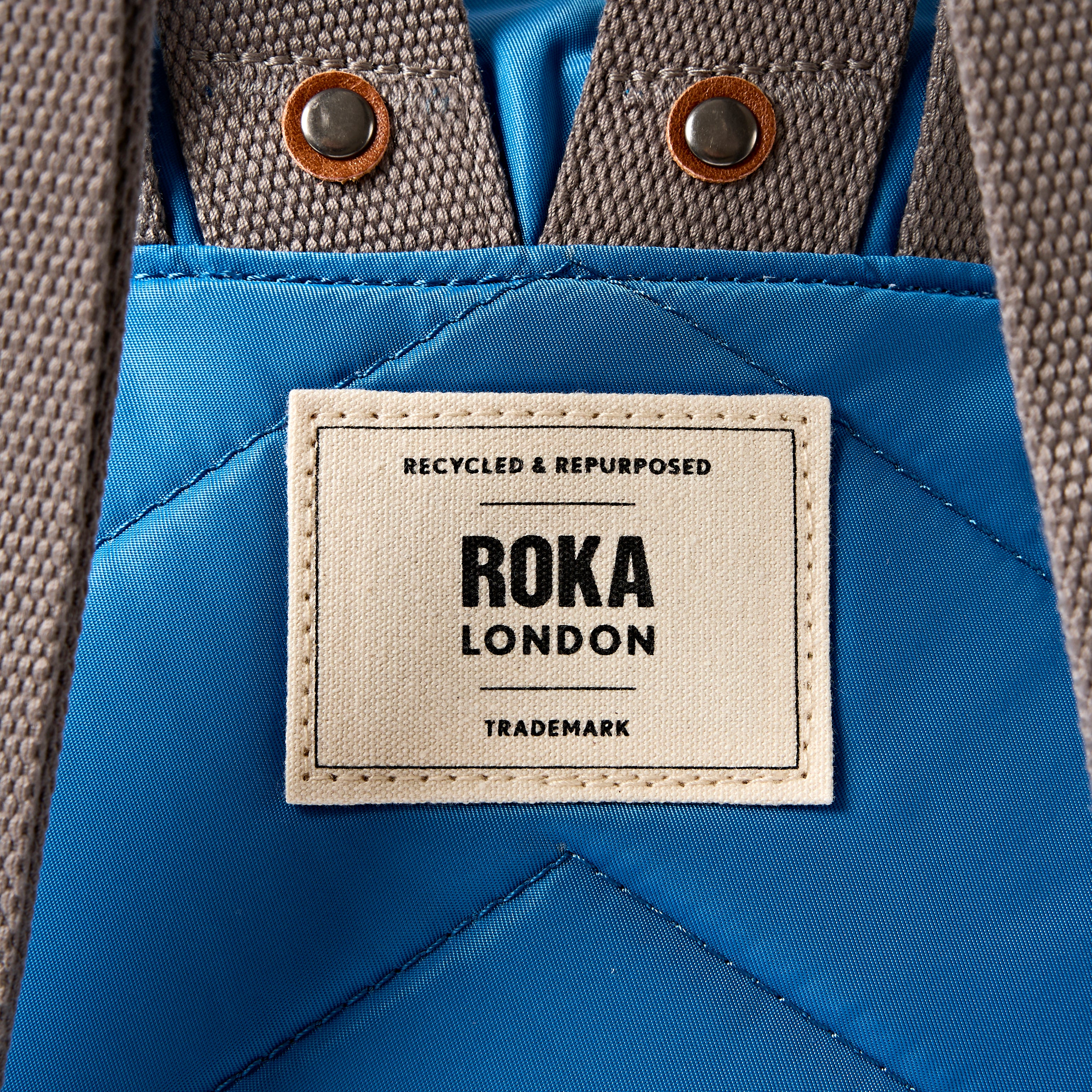 Roka London Bantry ryggsekk Malibu Blue Small værbestandig