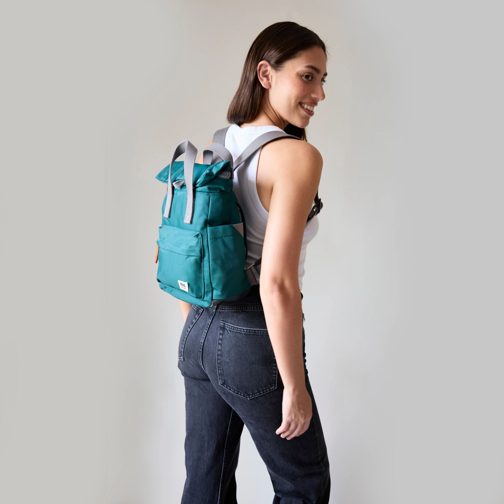 Roka London Canfield rolltopp-ryggsekk corn vanntett