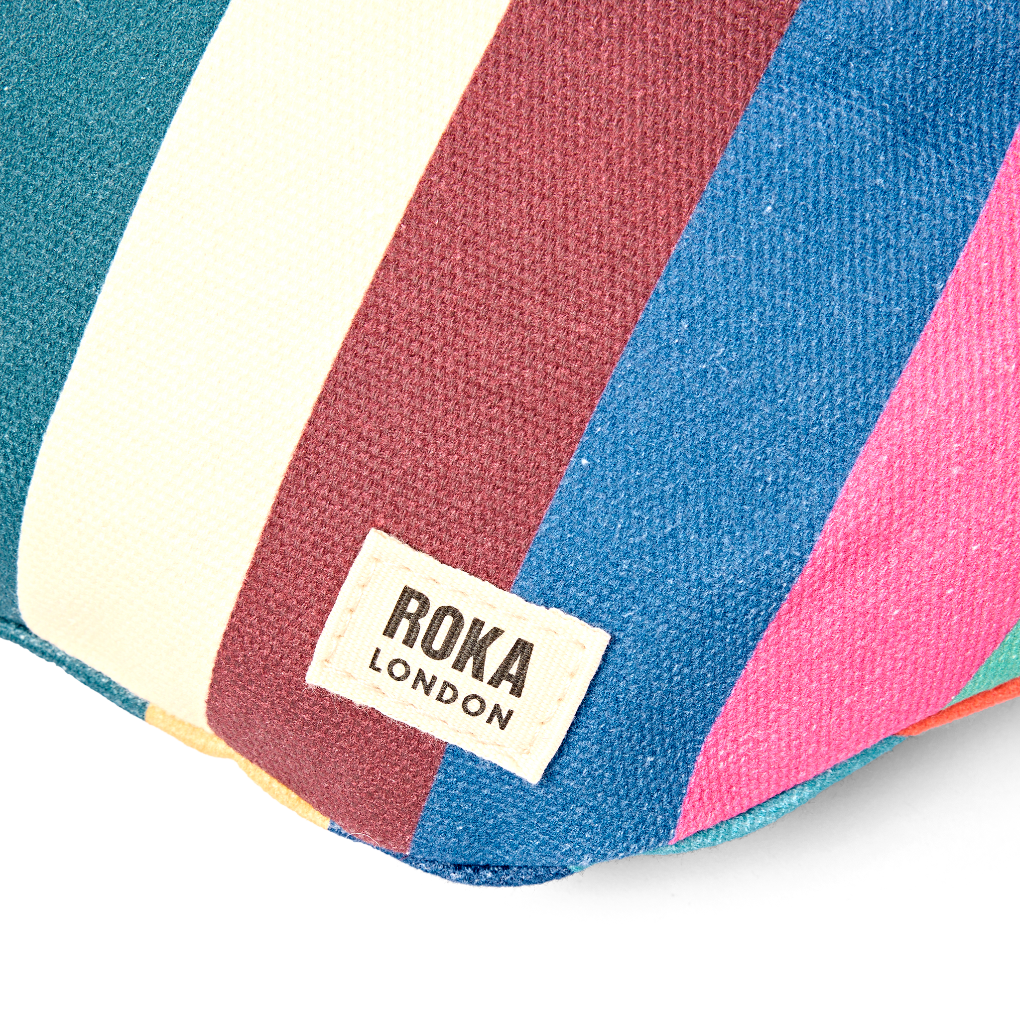 Roka London Mill Hill Crossbody mageveske Small Wide Stripe Multi