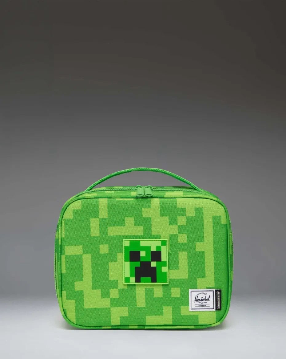 Herschel Minecraft matboks Creeper isolert