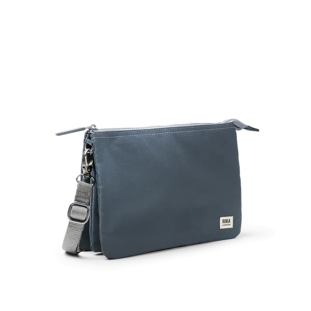 Roka London Carnaby XL skulderveske smoke lommebokveske