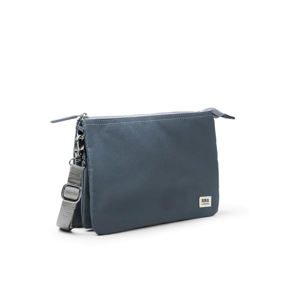 Roka London Carnaby XL skulderveske smoke lommebokveske