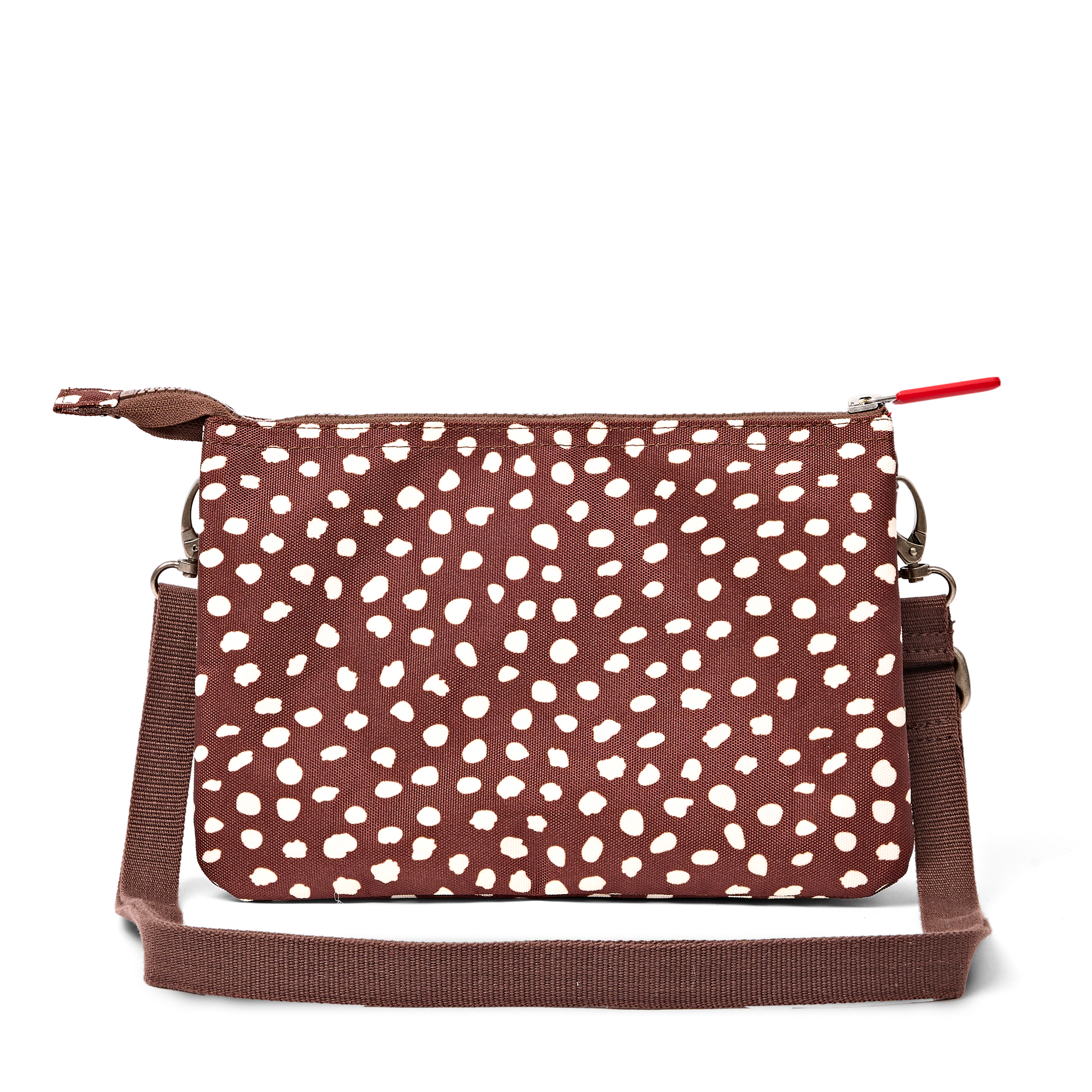 Roka London Carnaby XL crossbody brown dot 0,5 liter