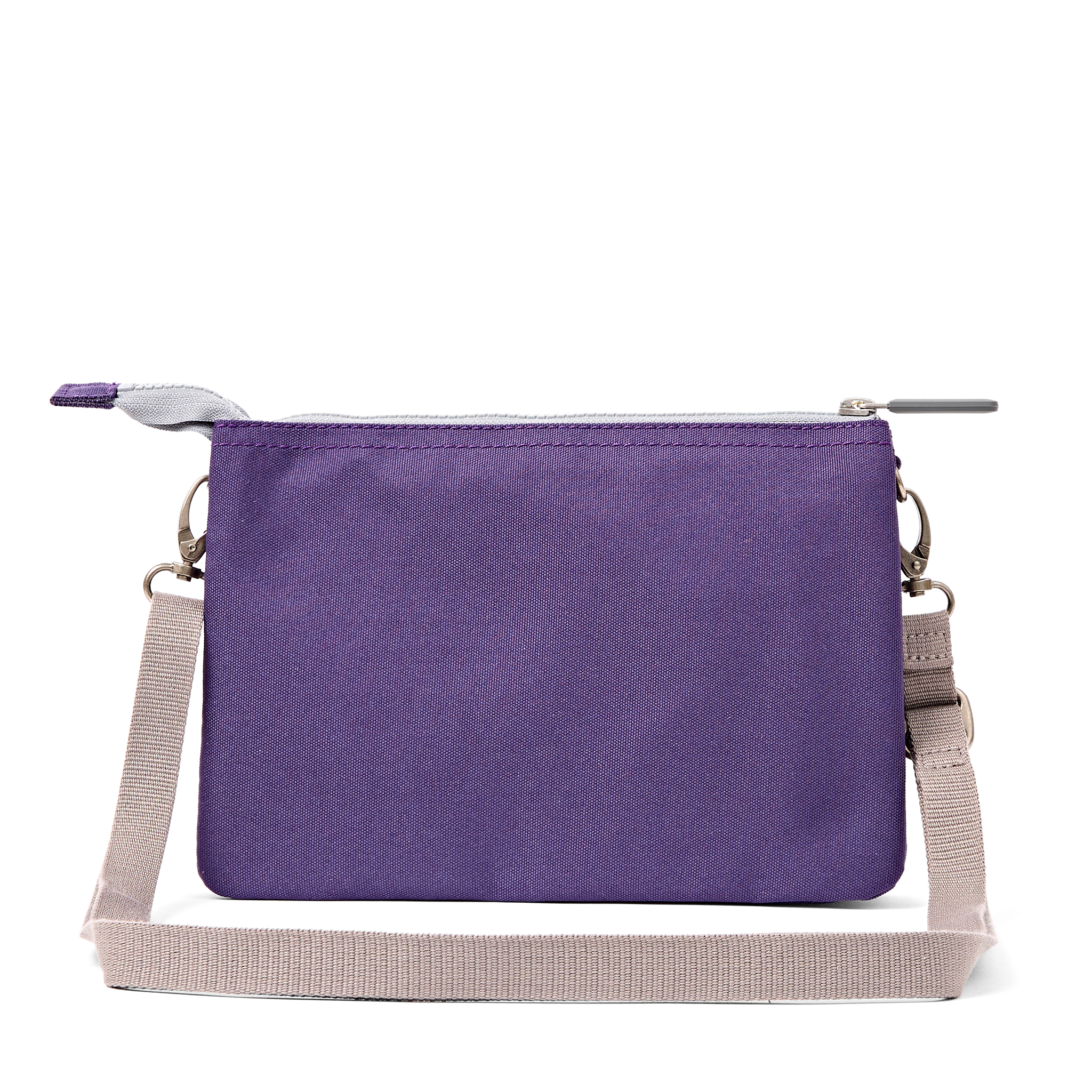 Roka London Carnaby XL crossbodyveske Deep Grape resirkulert