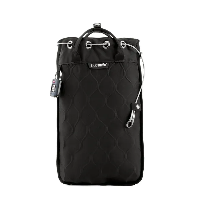 Pacsafe Travelsafe bærbar safe 3 liter svart