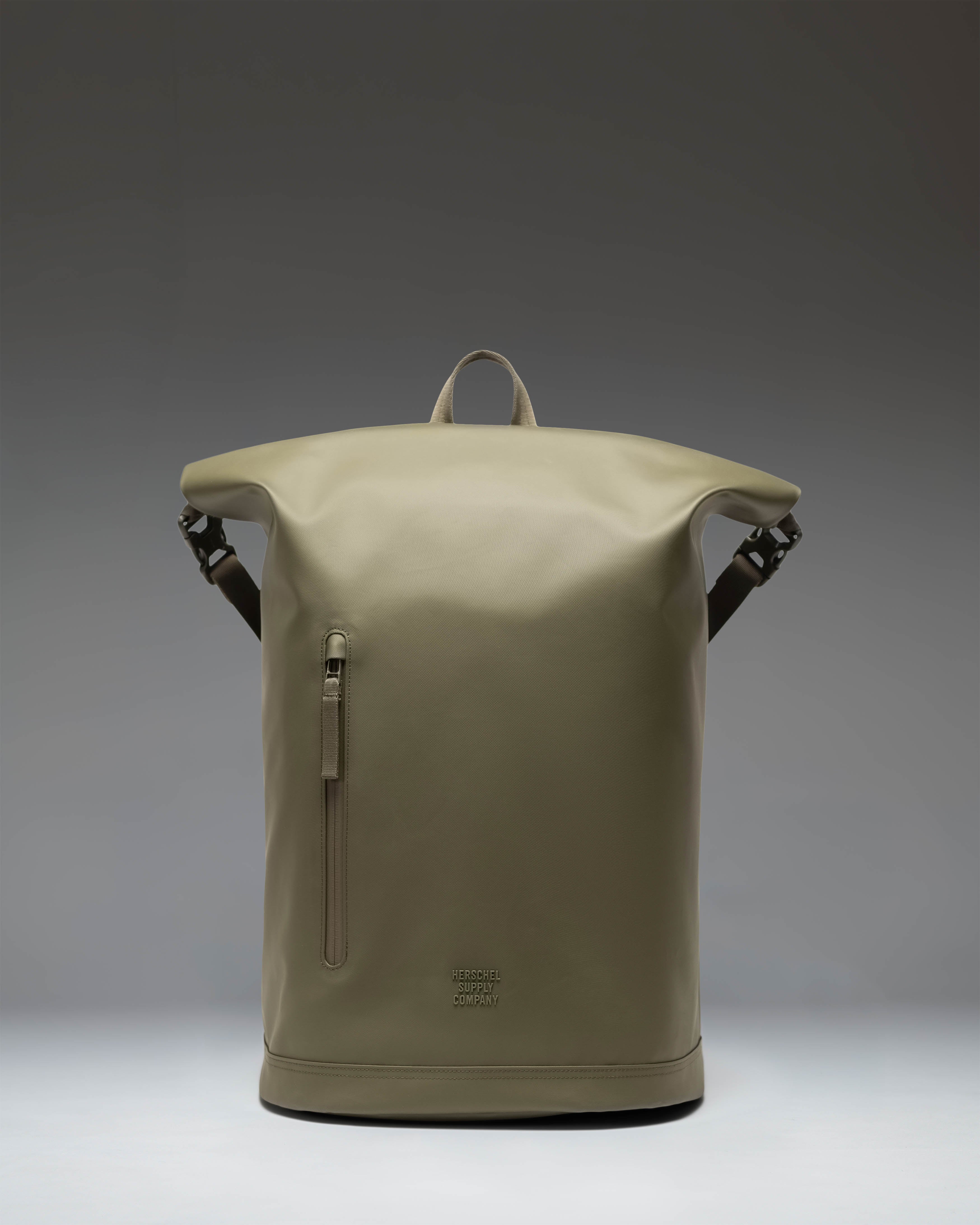 Herschel Roll Top ryggsekk Black væravvisende
