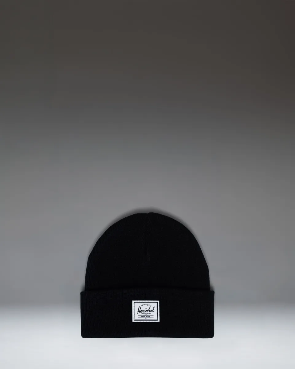 Herschel Elmer barnelue Black strikket vinterlue