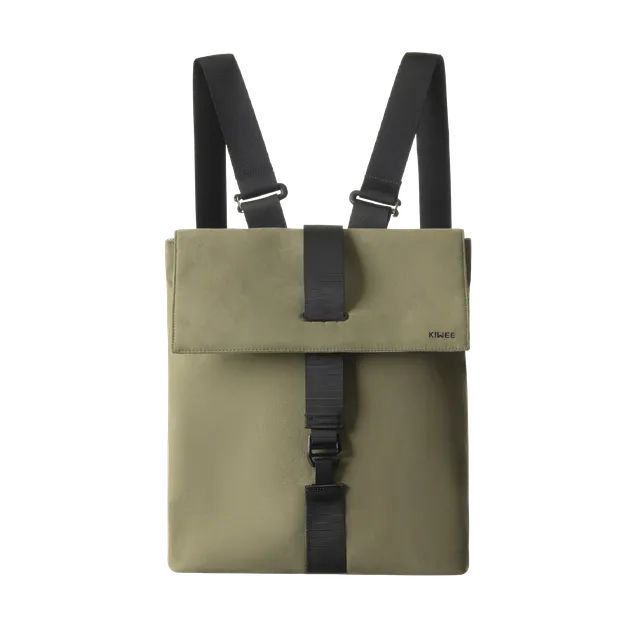 KIWEE Square M ryggsekk mose 15 L laptop 15"